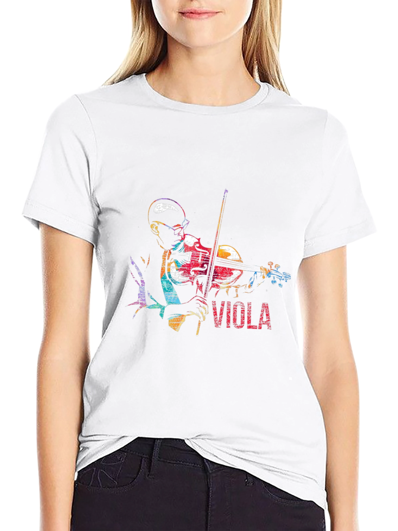 Viola Player Graphic T-Shirt - Stylish Music Tee