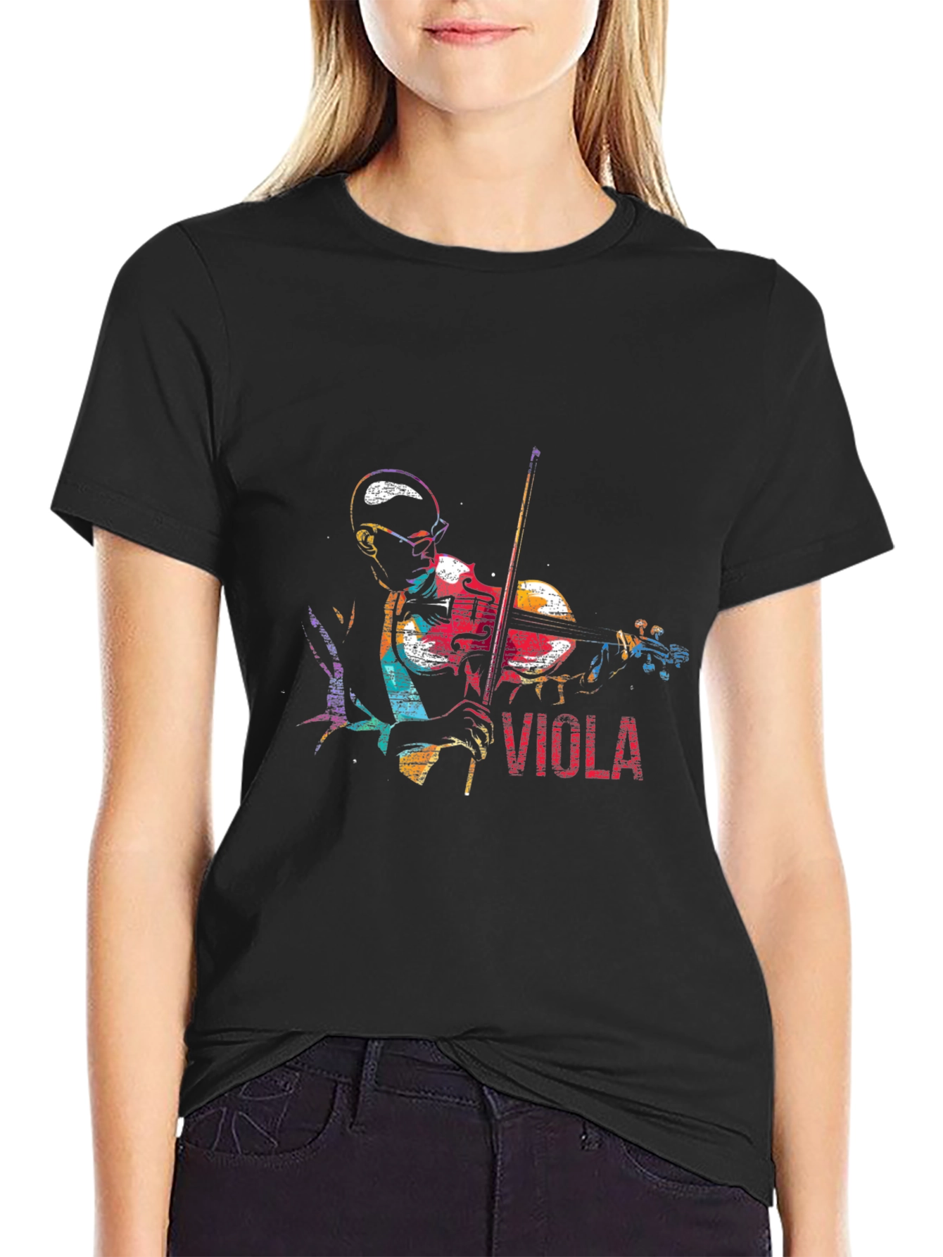 Viola Player Graphic T-Shirt - Stylish Music Tee