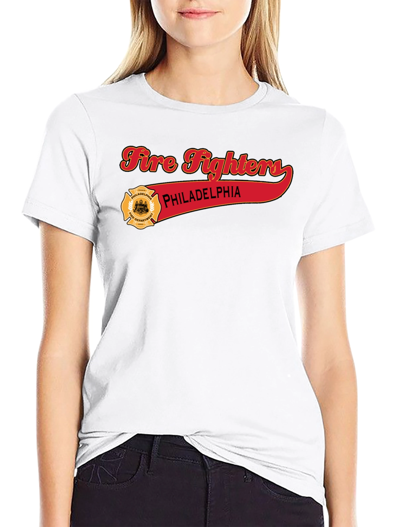 Philadelphia Firefighters Black T-Shirt