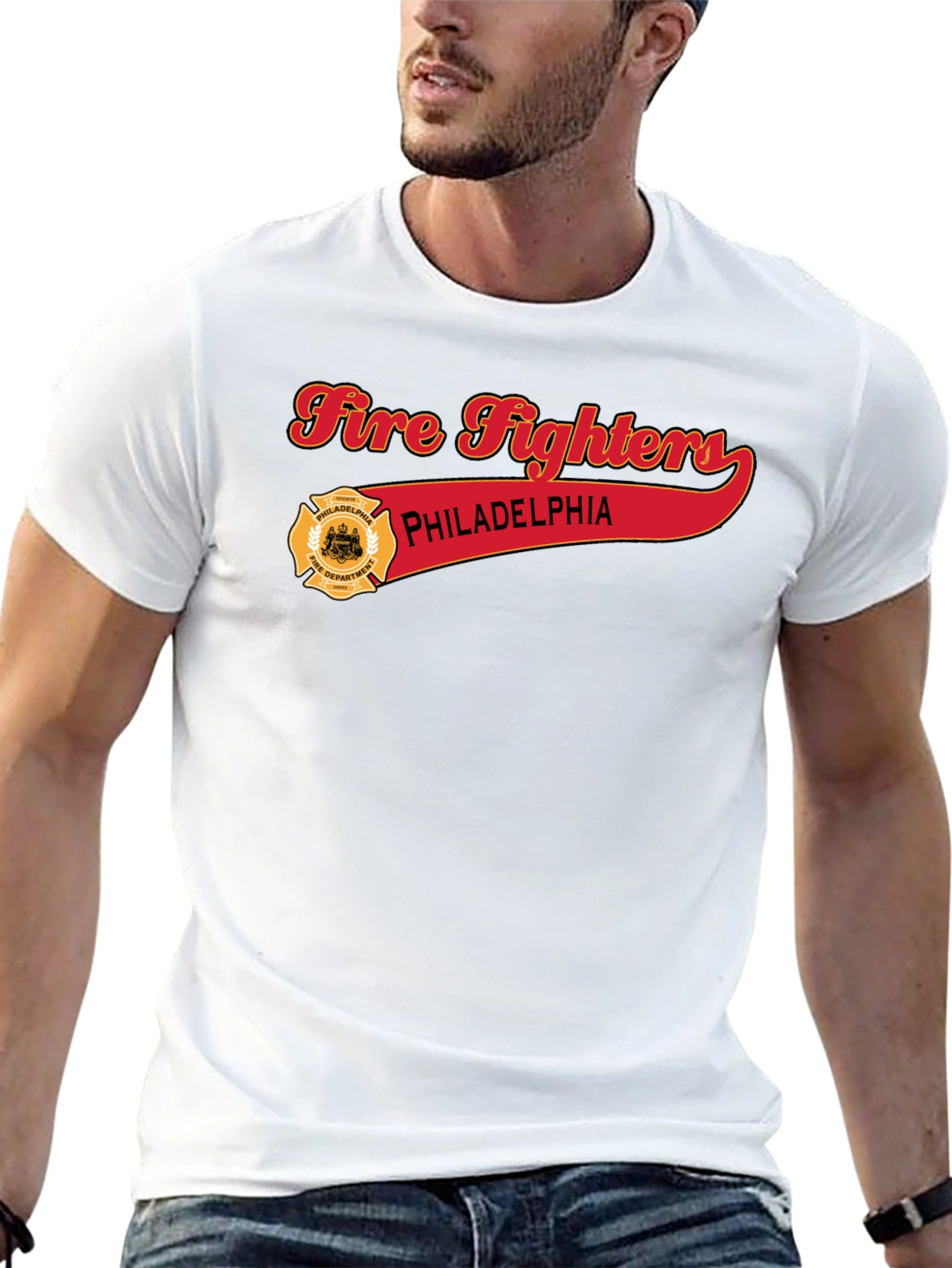Philadelphia Firefighters Black T-Shirt