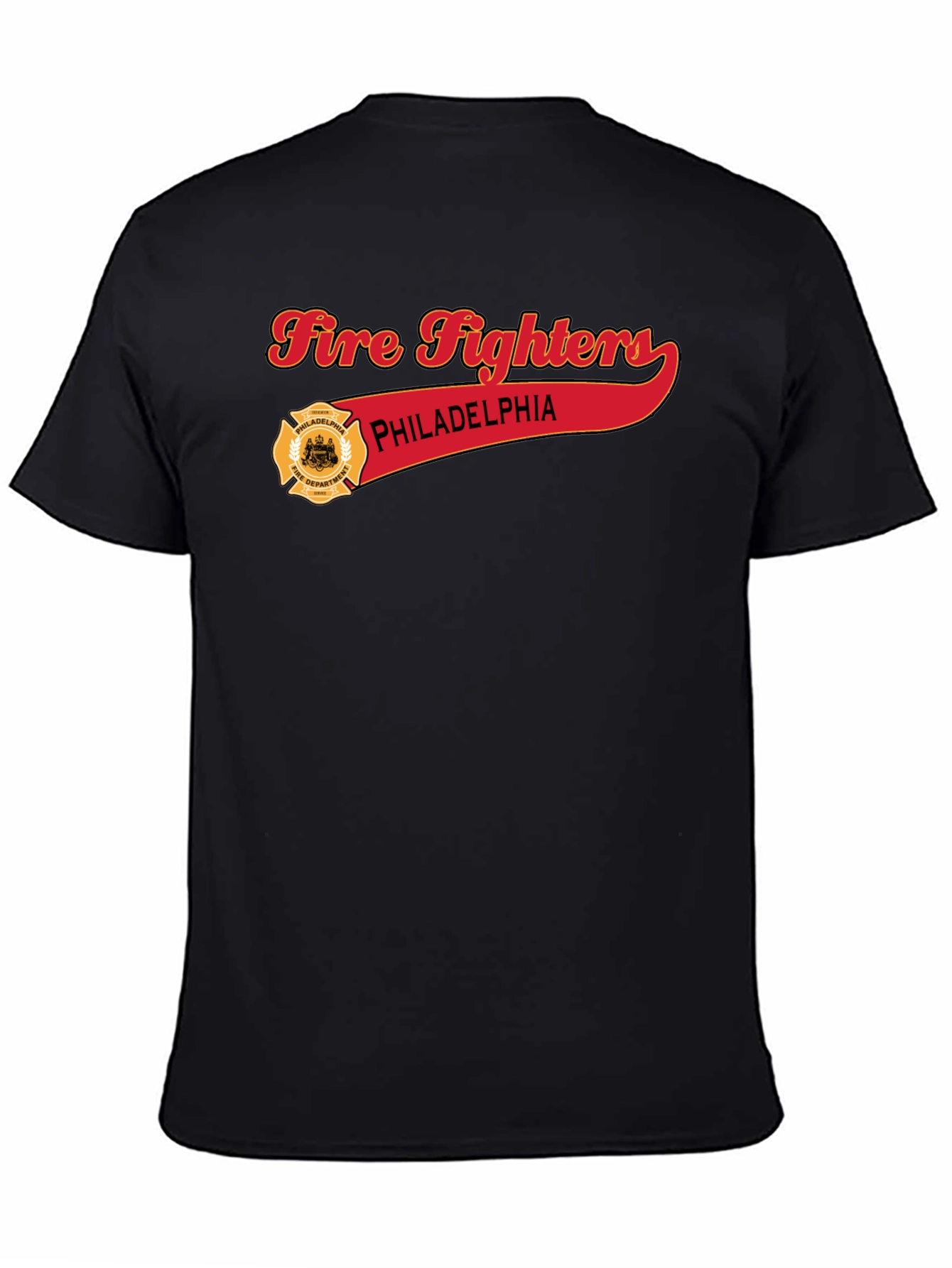 Philadelphia Firefighters Black T-Shirt