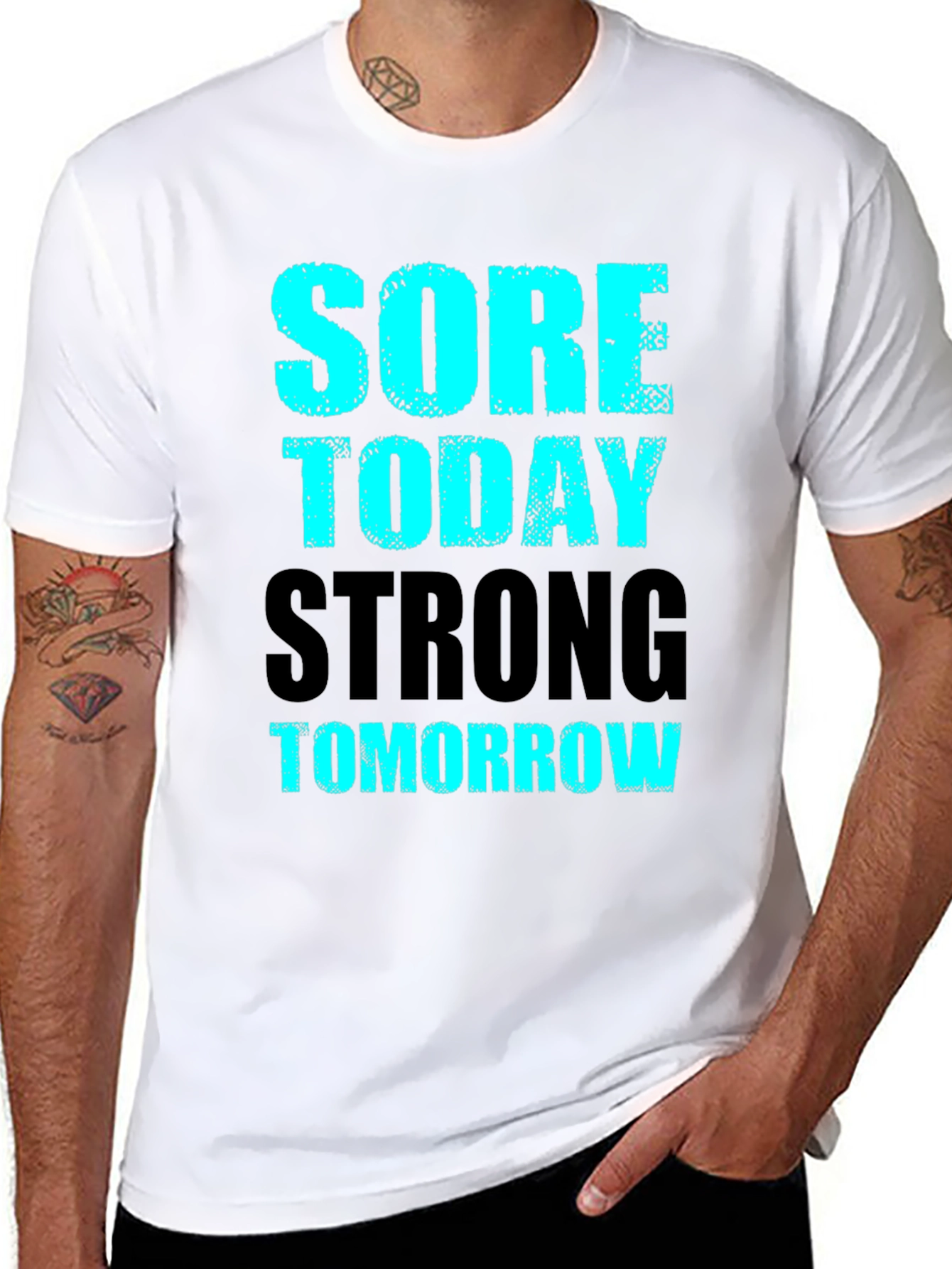 Sore Today Strong Tomorrow Mens Graphic T-Shirt