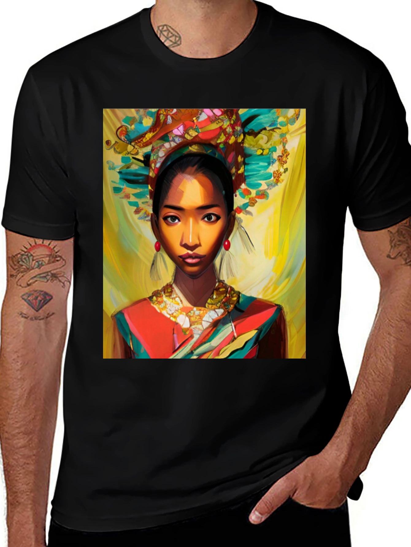 Ethnic Beauty Graphic T-Shirt