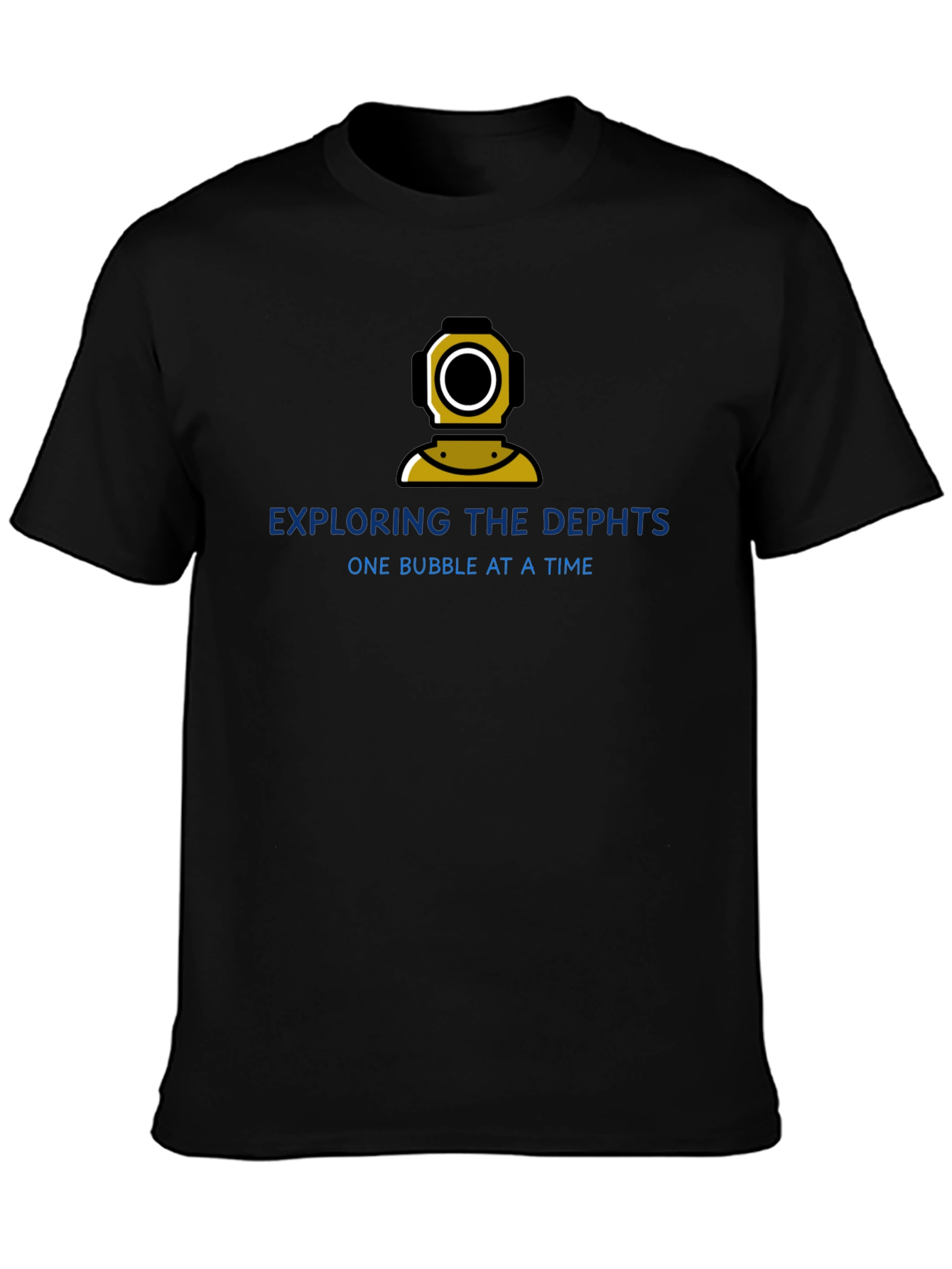 Diving Helmet Graphic Tee - Explore the Depths