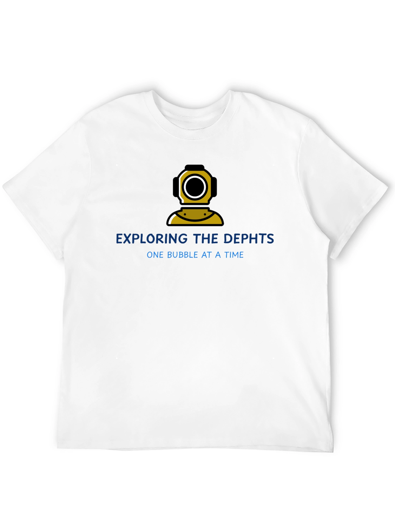 Diving Helmet Graphic Tee - Explore the Depths