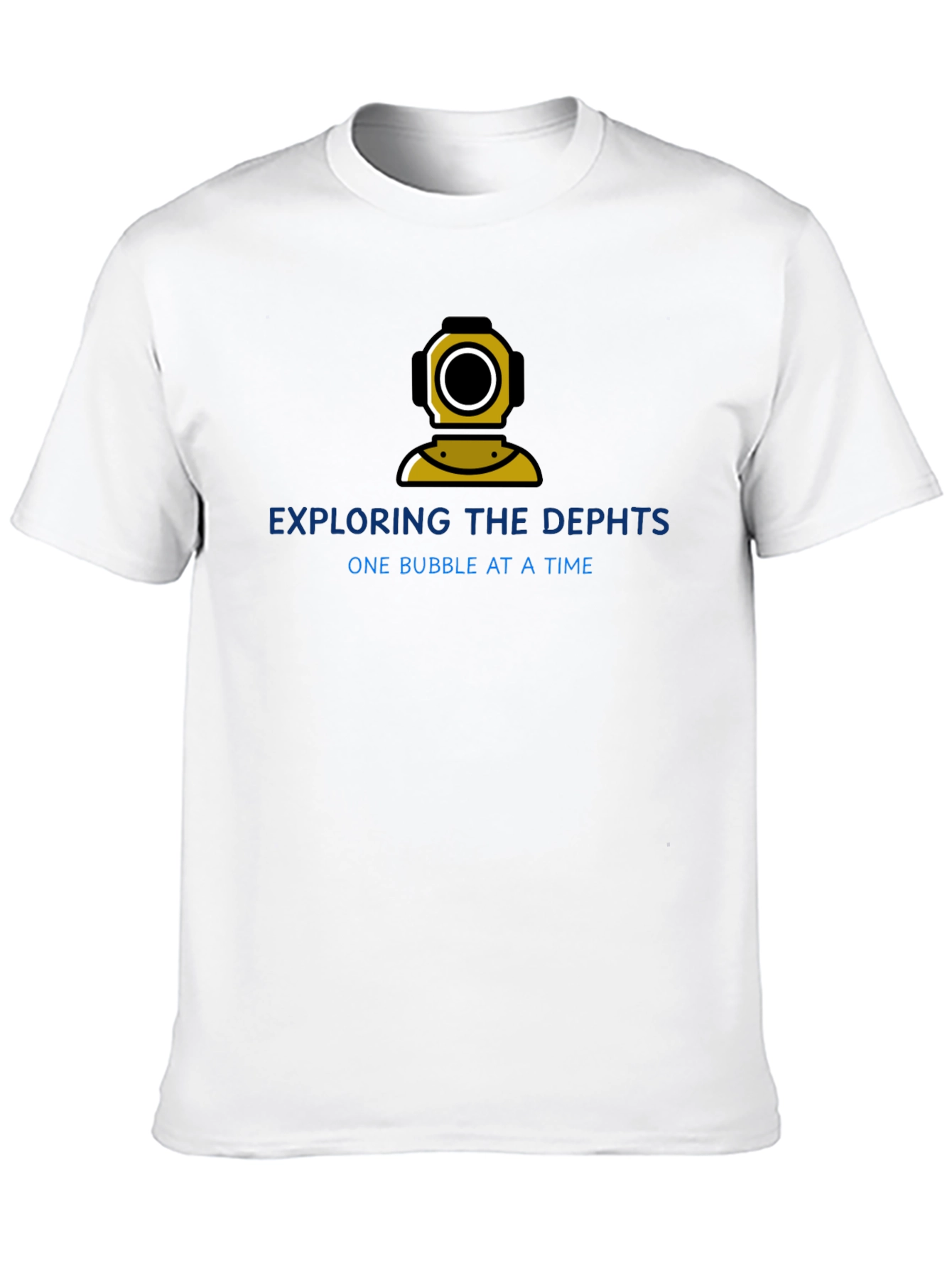 Diving Helmet Graphic Tee - Explore the Depths