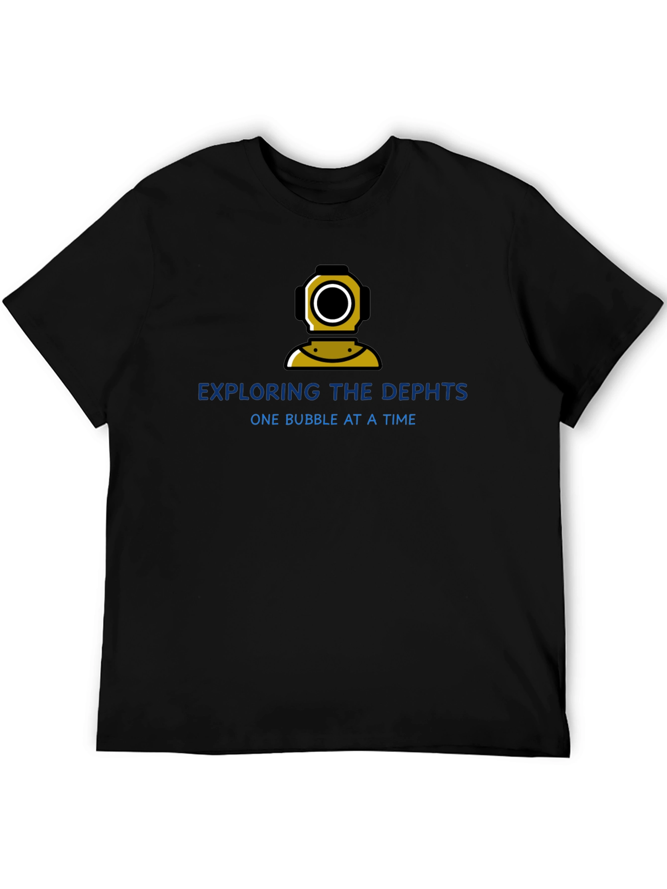 Diving Helmet Graphic Tee - Explore the Depths