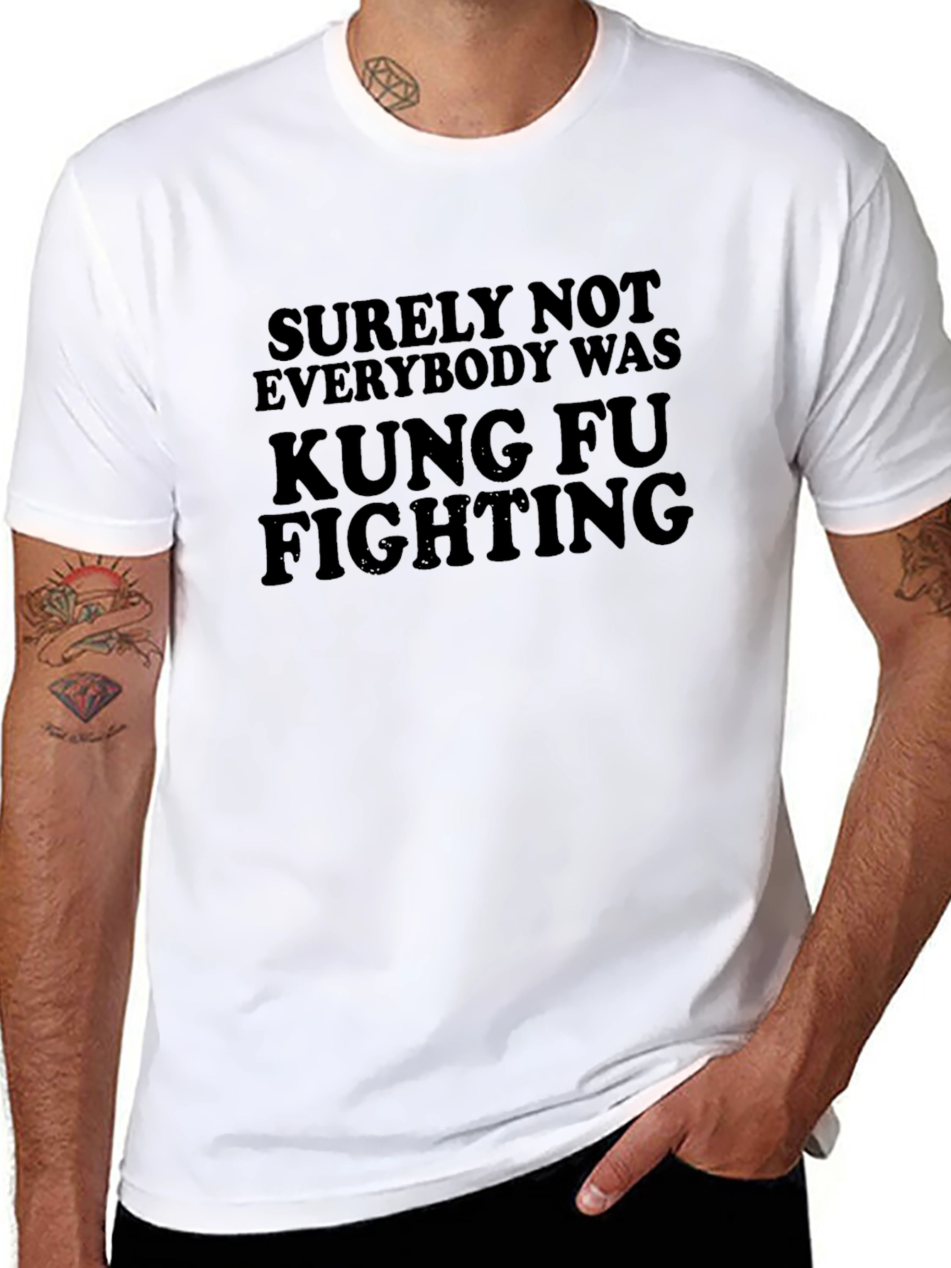 Kung Fu Fighting Graphic Tee - Soft Cotton