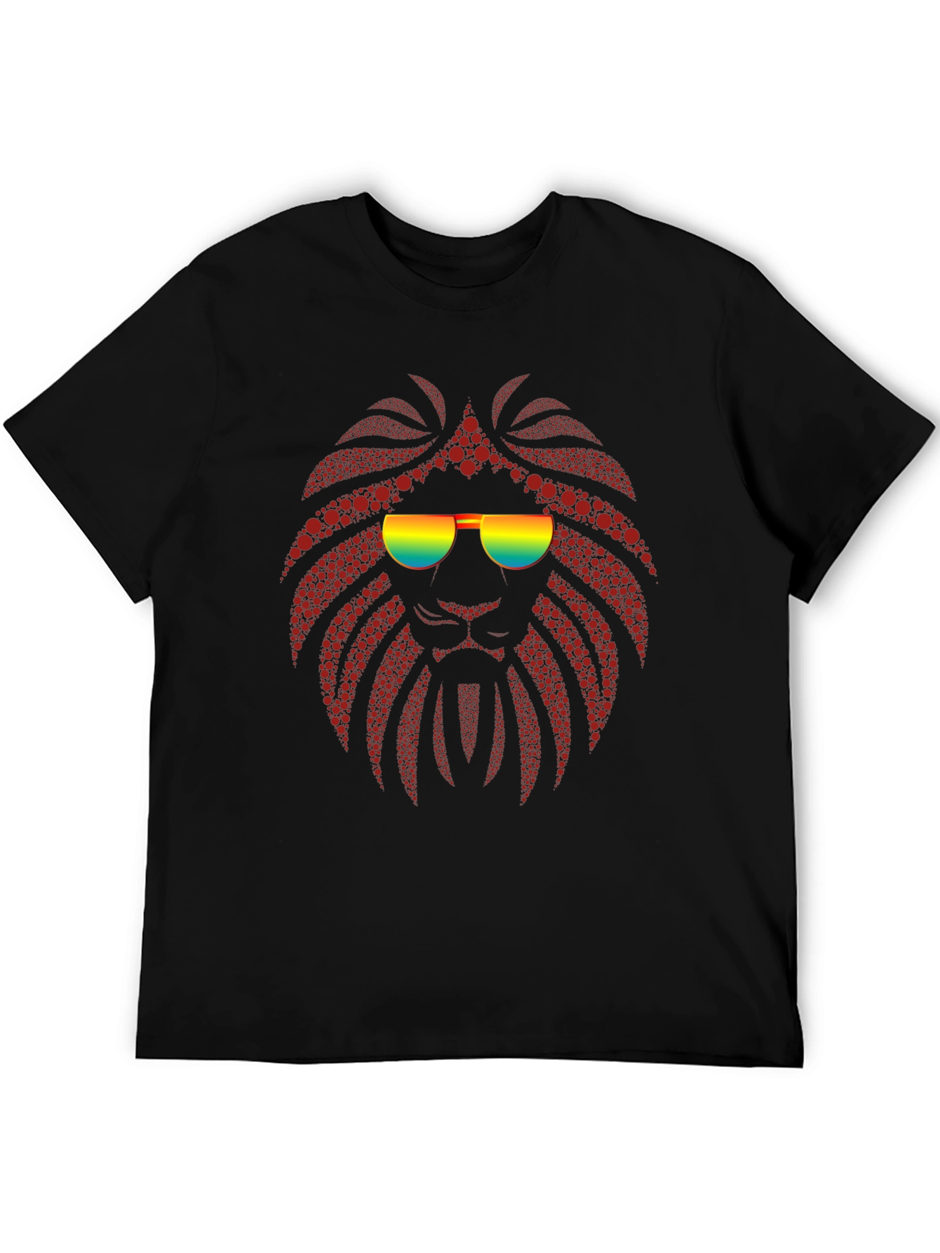 Cool Lion Graphic T-Shirt - Black