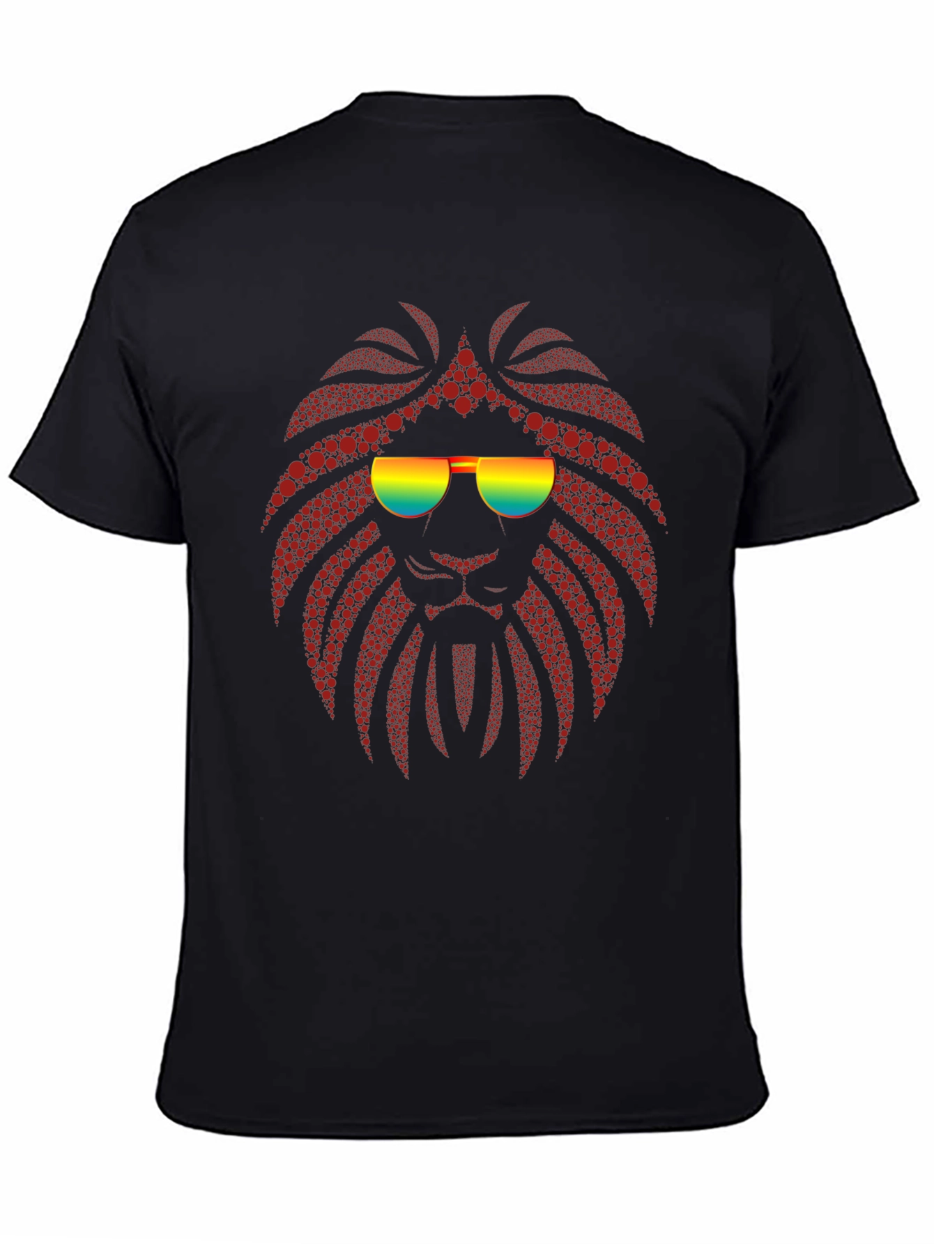 Cool Lion Graphic T-Shirt - Black
