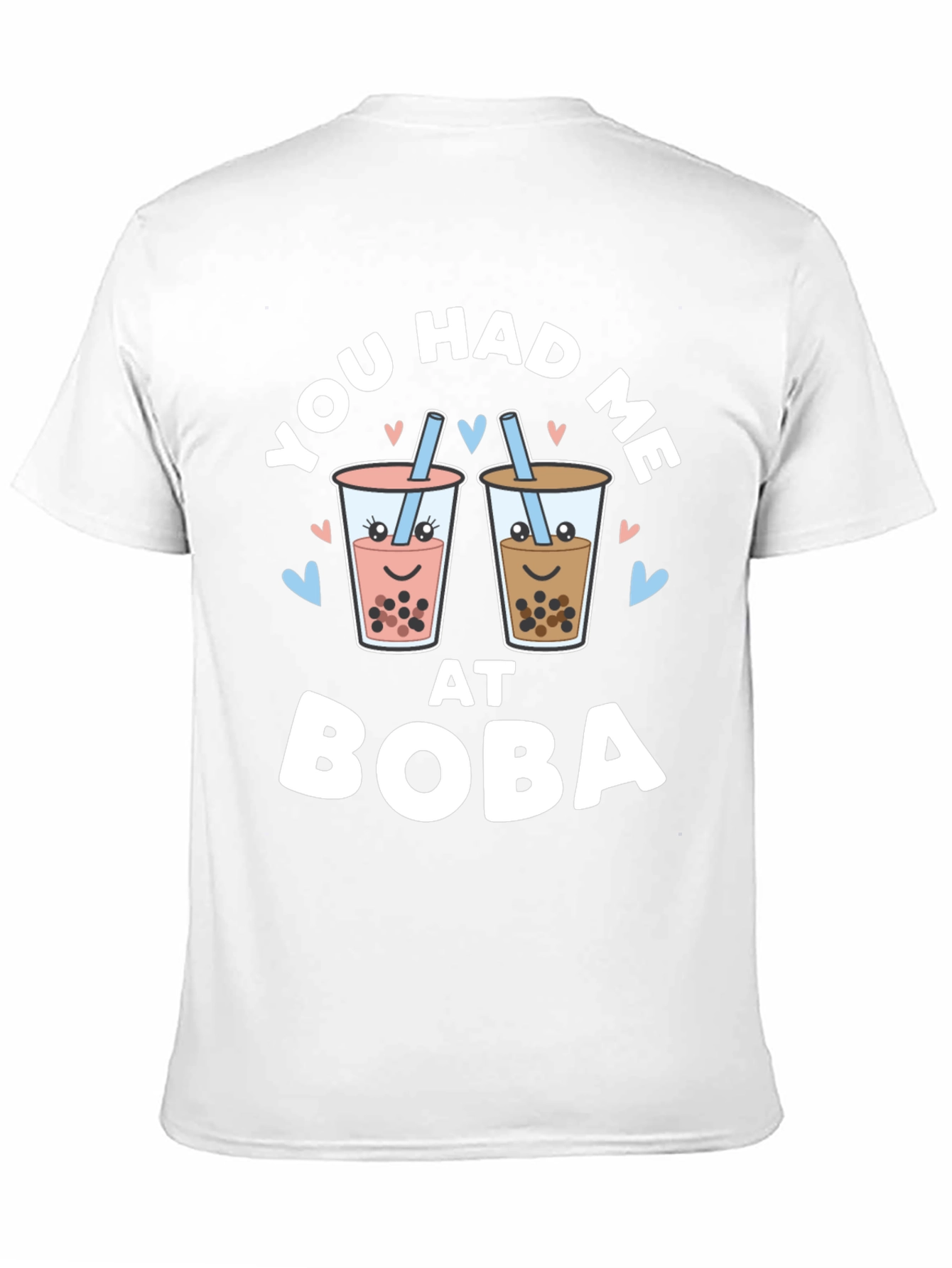 You Had Me At Boba Black Graphic Tee