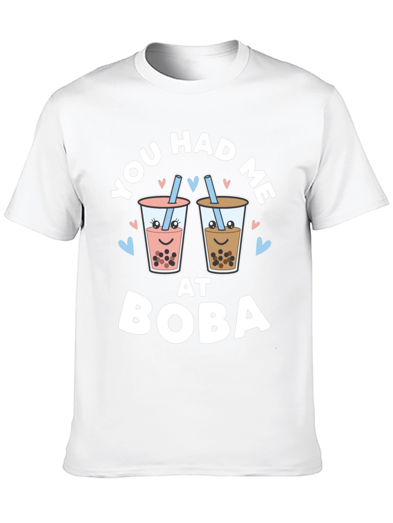 You Had Me At Boba Black Graphic Tee