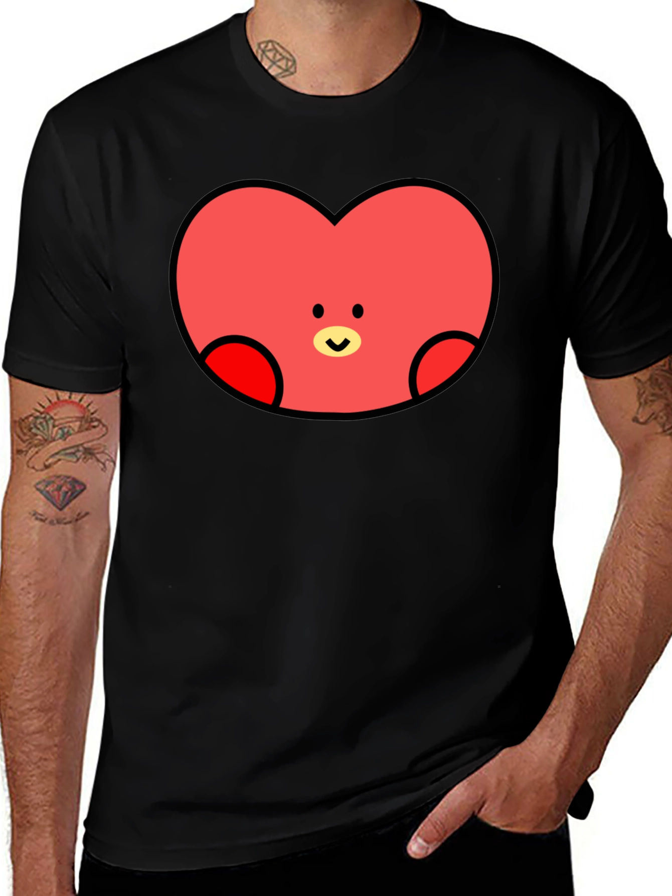BT21 TATA Heart T-Shirt