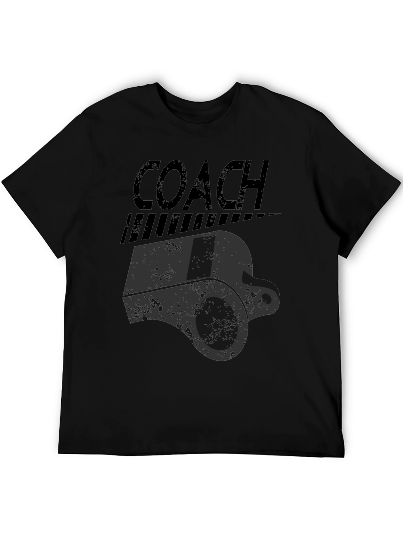 Coach Whistle Graphic T-Shirt - Sports Fan Apparel