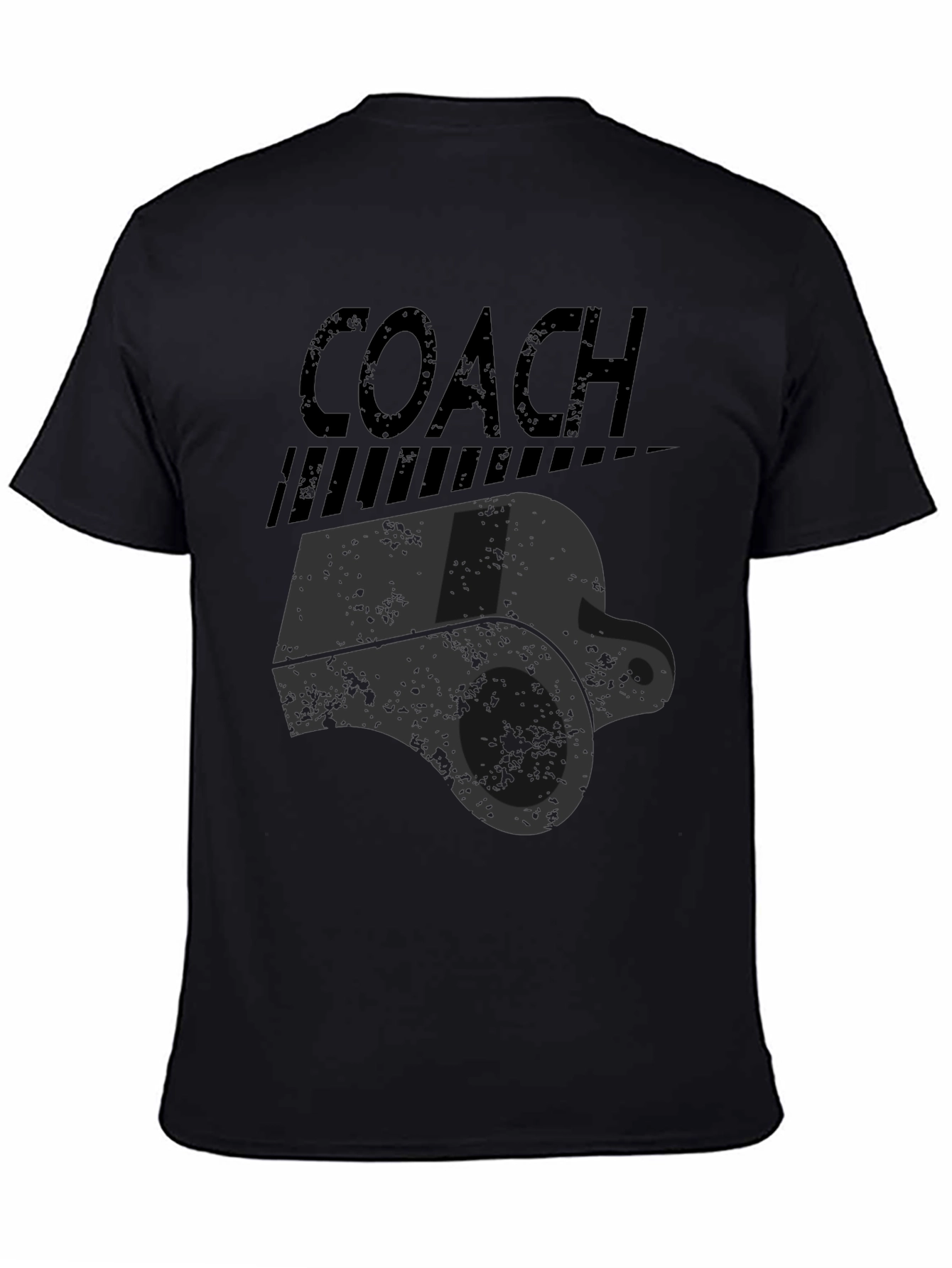 Coach Whistle Graphic T-Shirt - Sports Fan Apparel
