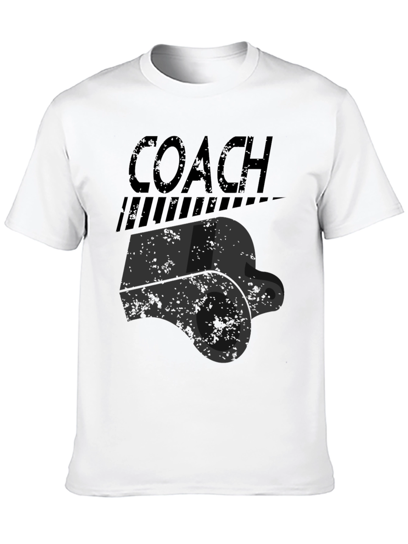 Coach Whistle Graphic T-Shirt - Sports Fan Apparel
