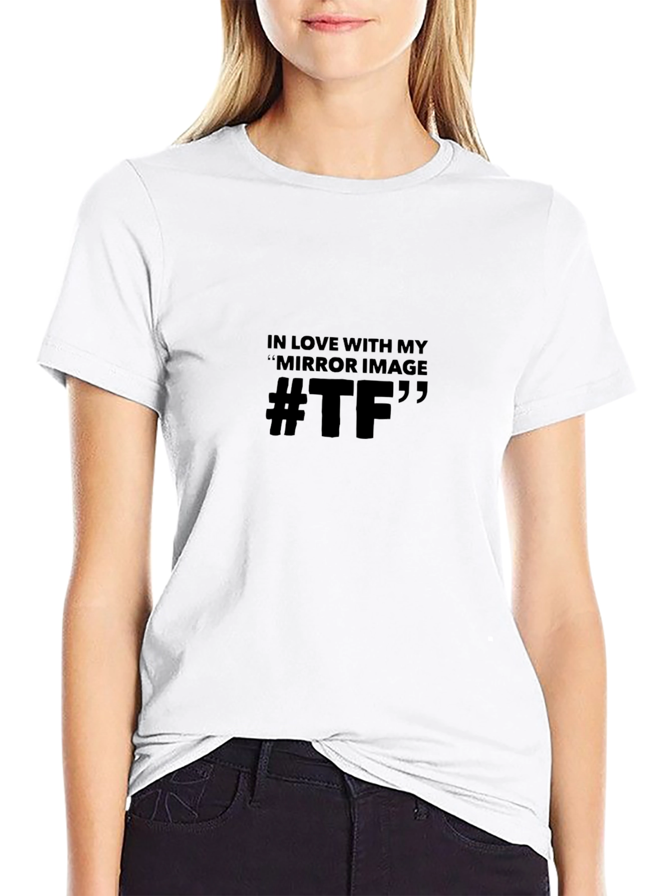 Mirror Image Graphic Tee - Black