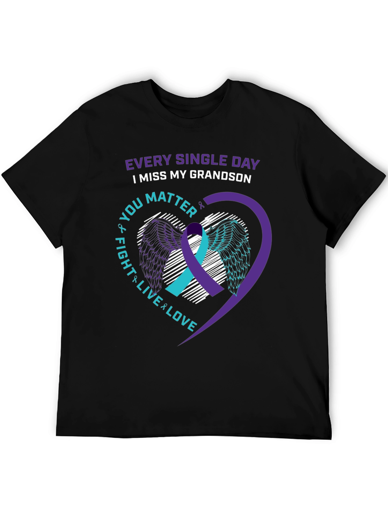 I Miss My Grandson T-Shirt Suicide Awareness