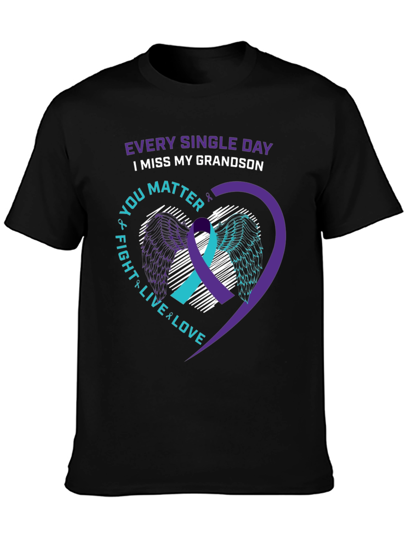 I Miss My Grandson T-Shirt Suicide Awareness