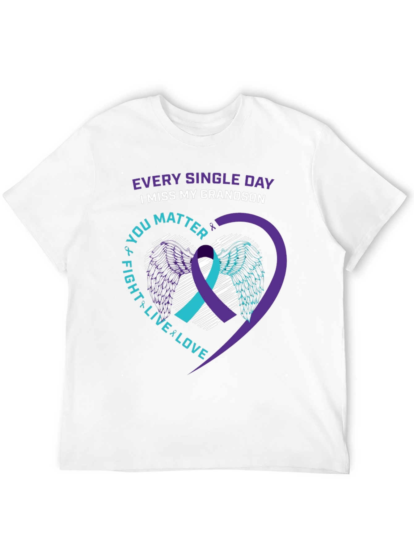 I Miss My Grandson T-Shirt Suicide Awareness