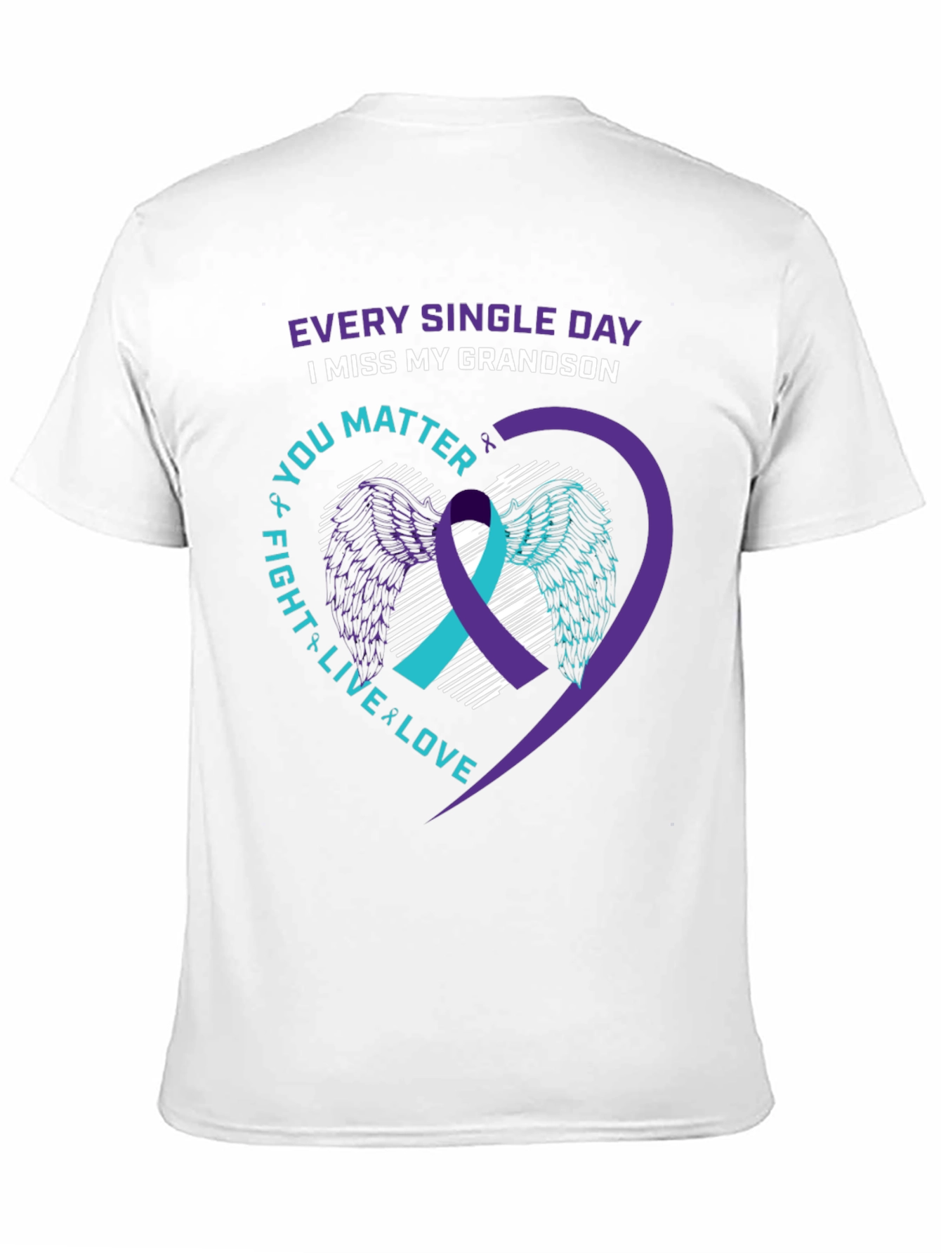 I Miss My Grandson T-Shirt Suicide Awareness