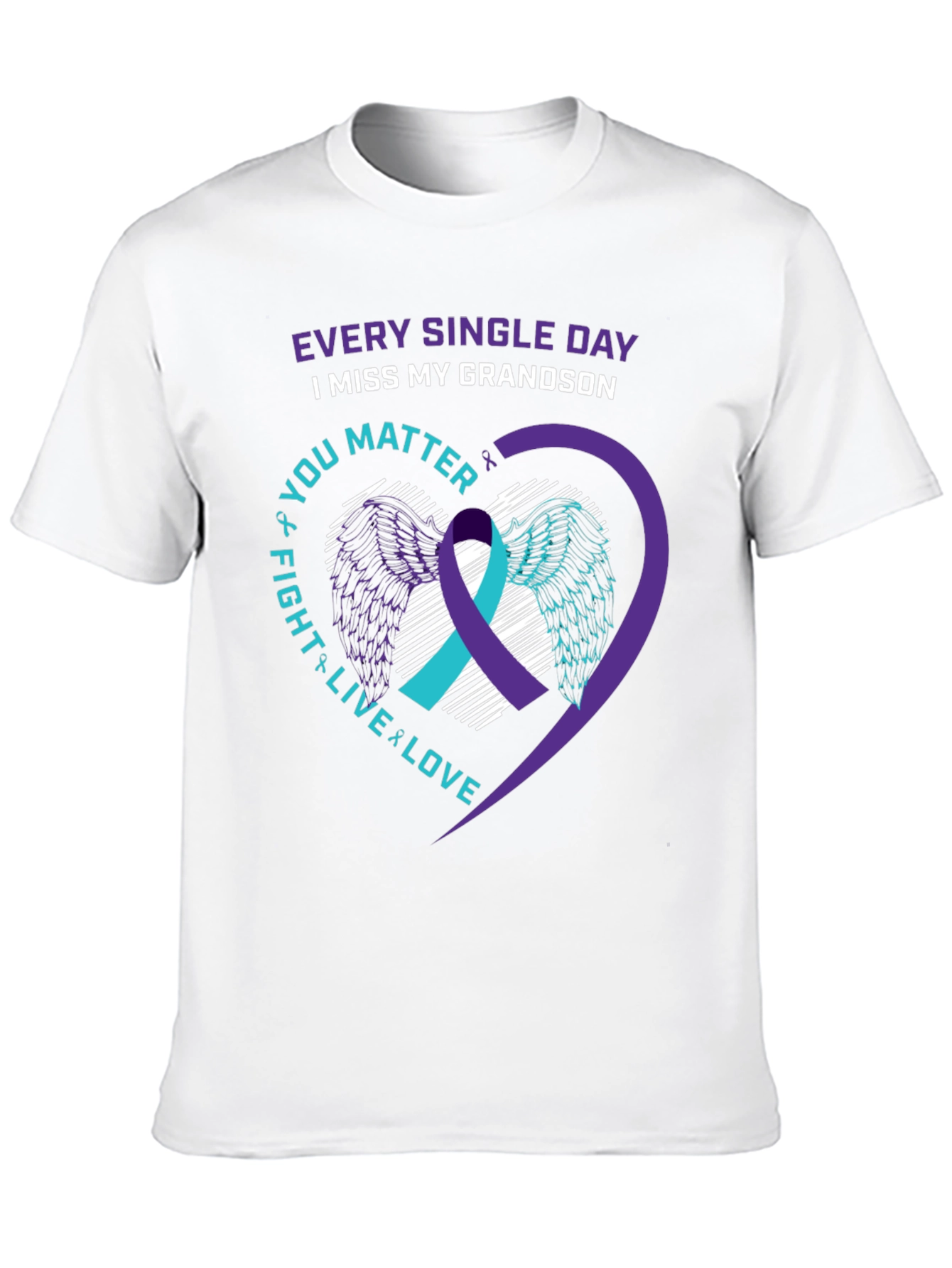 I Miss My Grandson T-Shirt Suicide Awareness