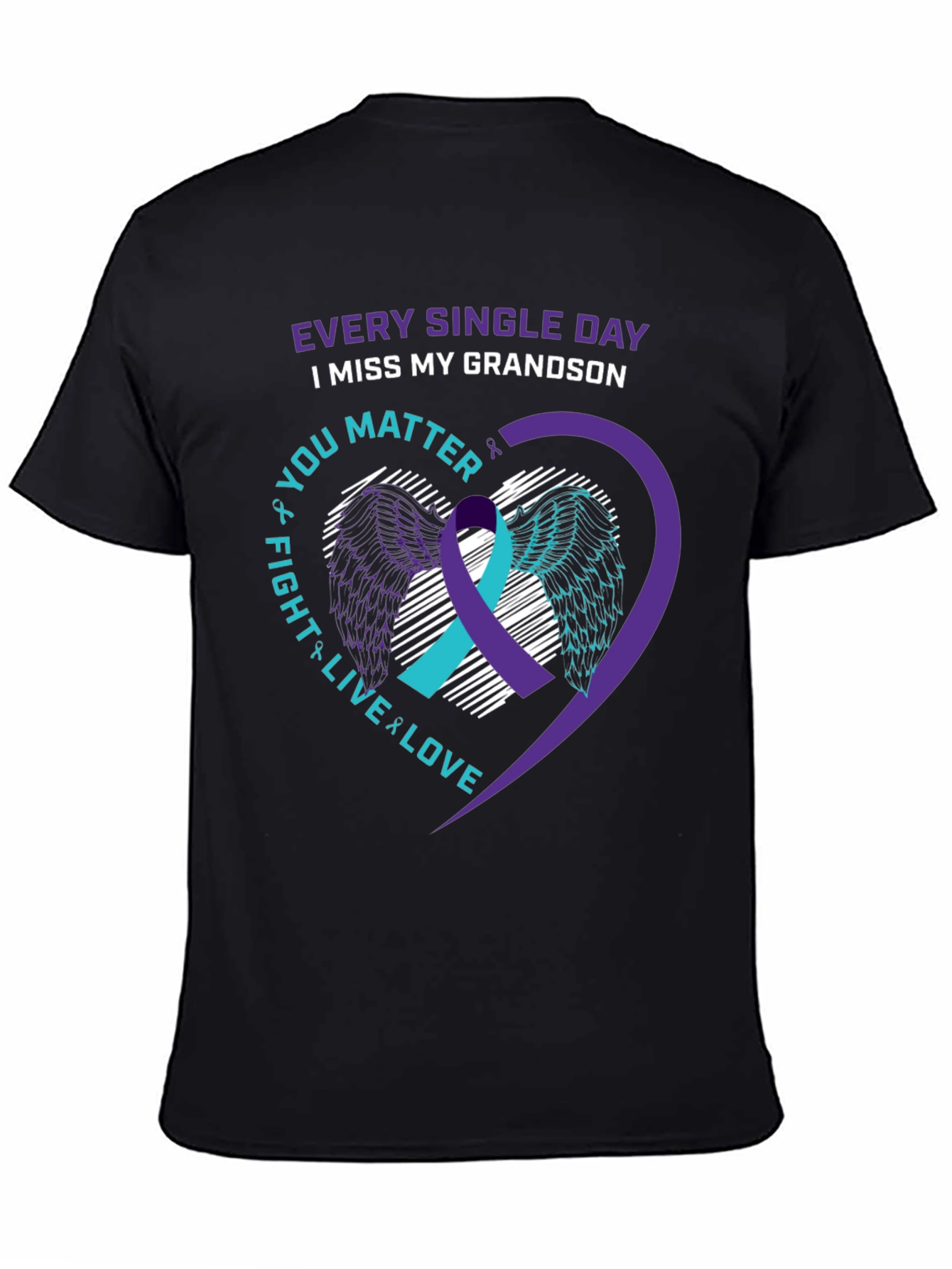 I Miss My Grandson T-Shirt Suicide Awareness