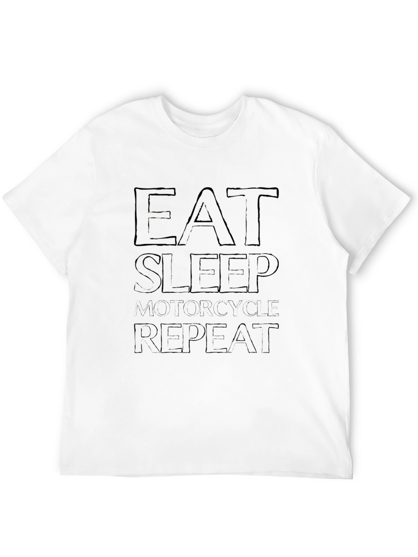 Eat Sleep Motorcycle Repeat Graphic Tee
