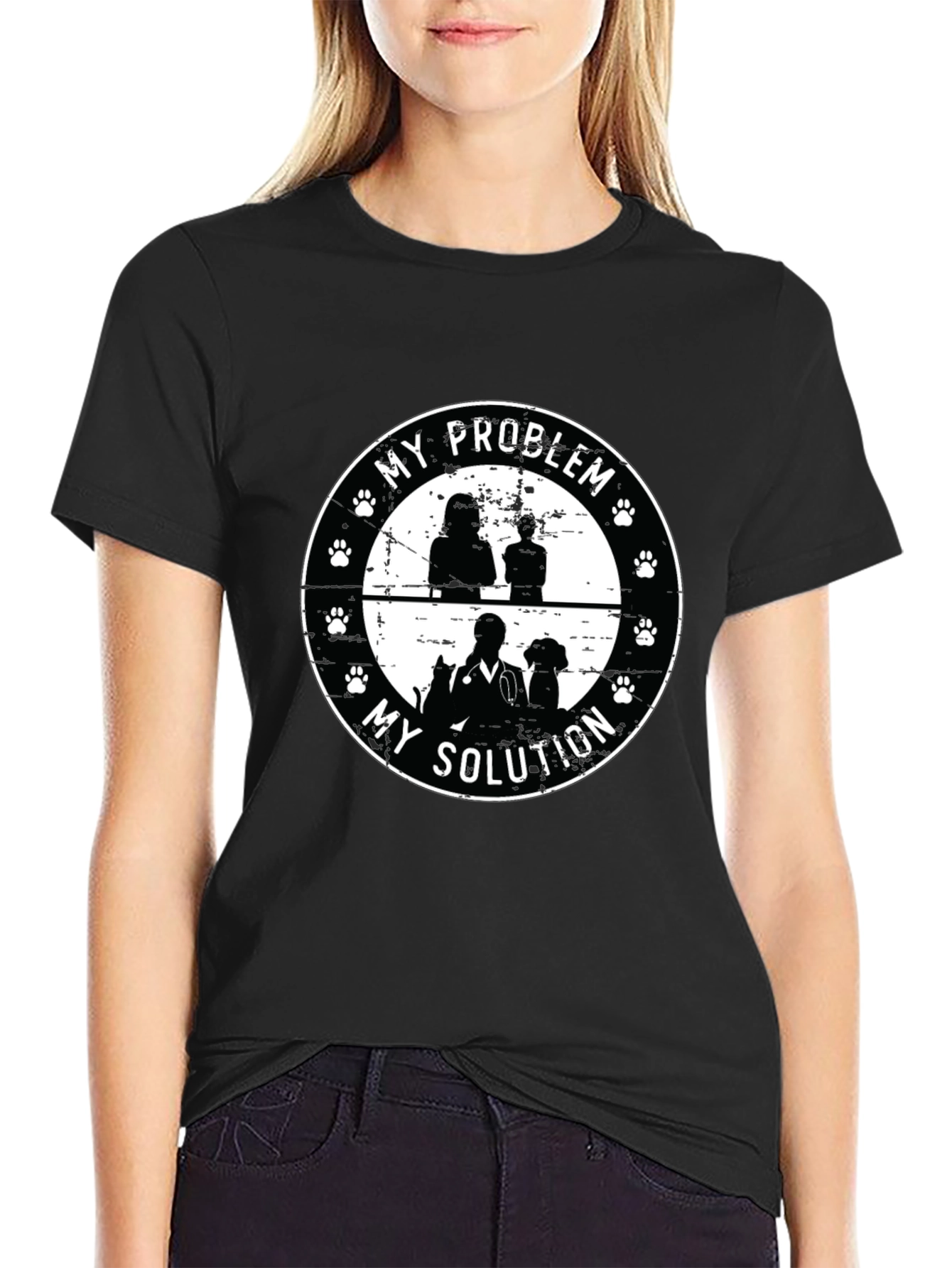 My Problem My Solution Vet & Dog T-Shirt