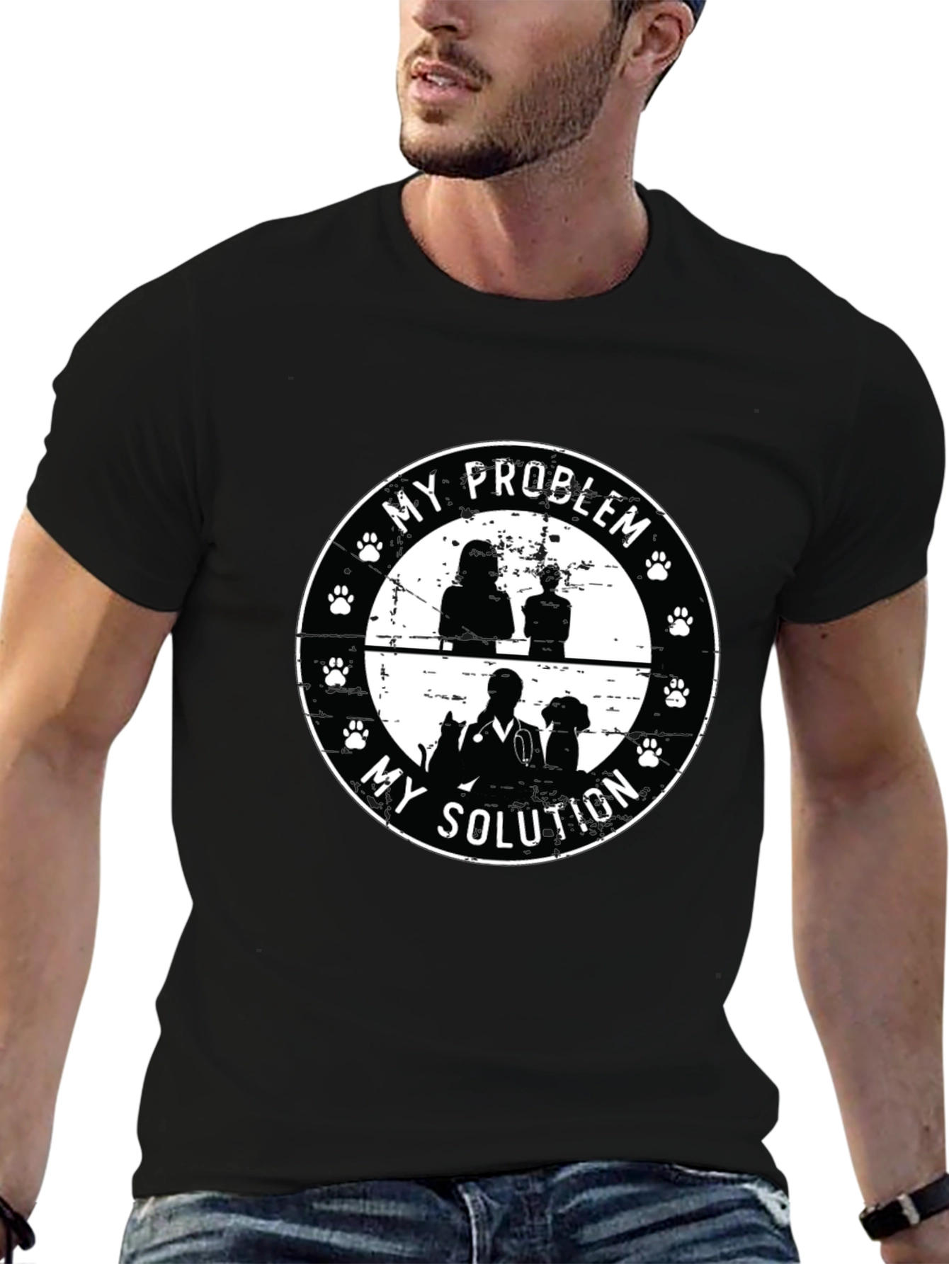 My Problem My Solution Vet & Dog T-Shirt