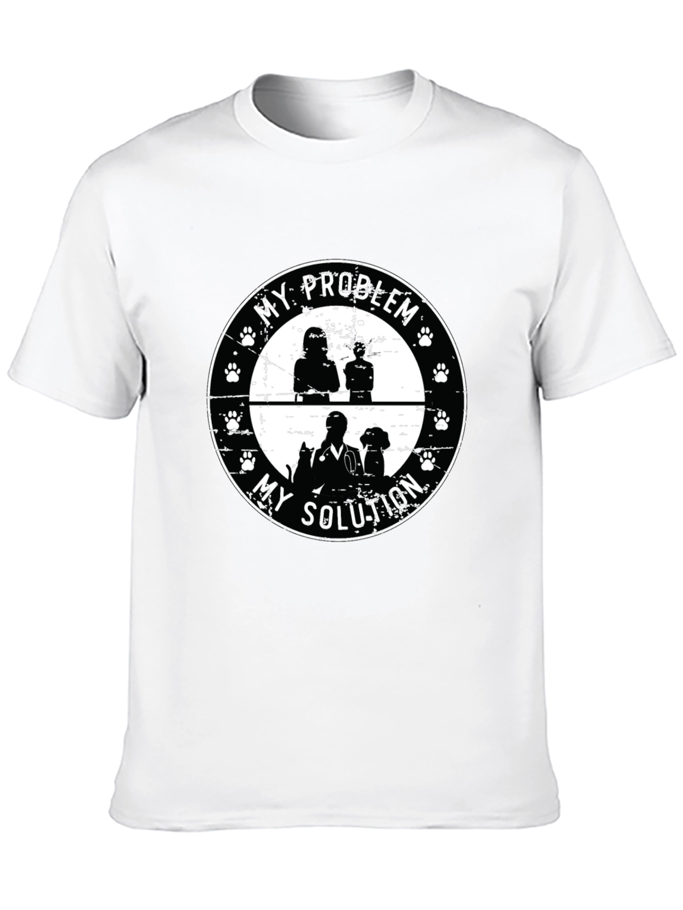 My Problem My Solution Vet & Dog T-Shirt