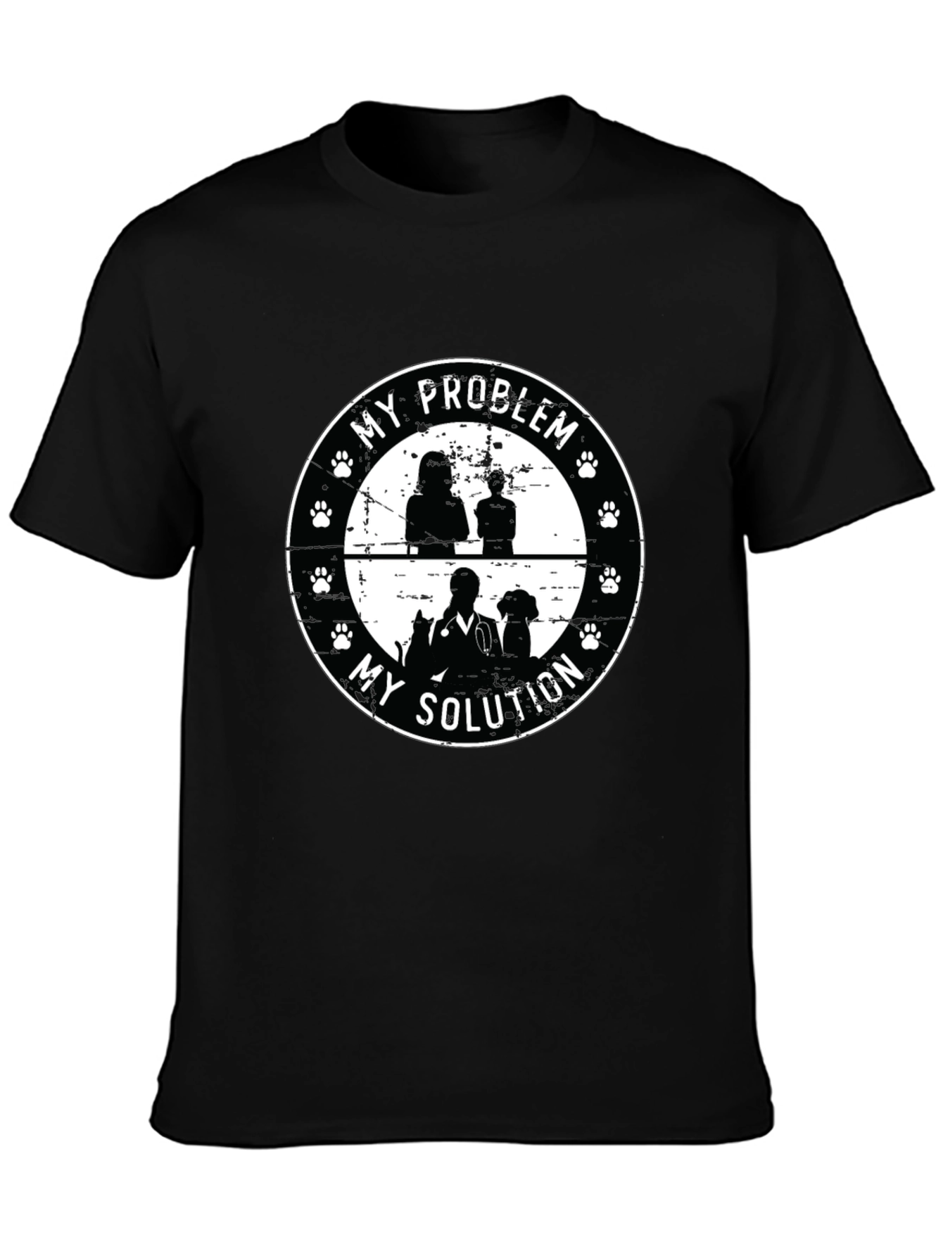 My Problem My Solution Vet & Dog T-Shirt