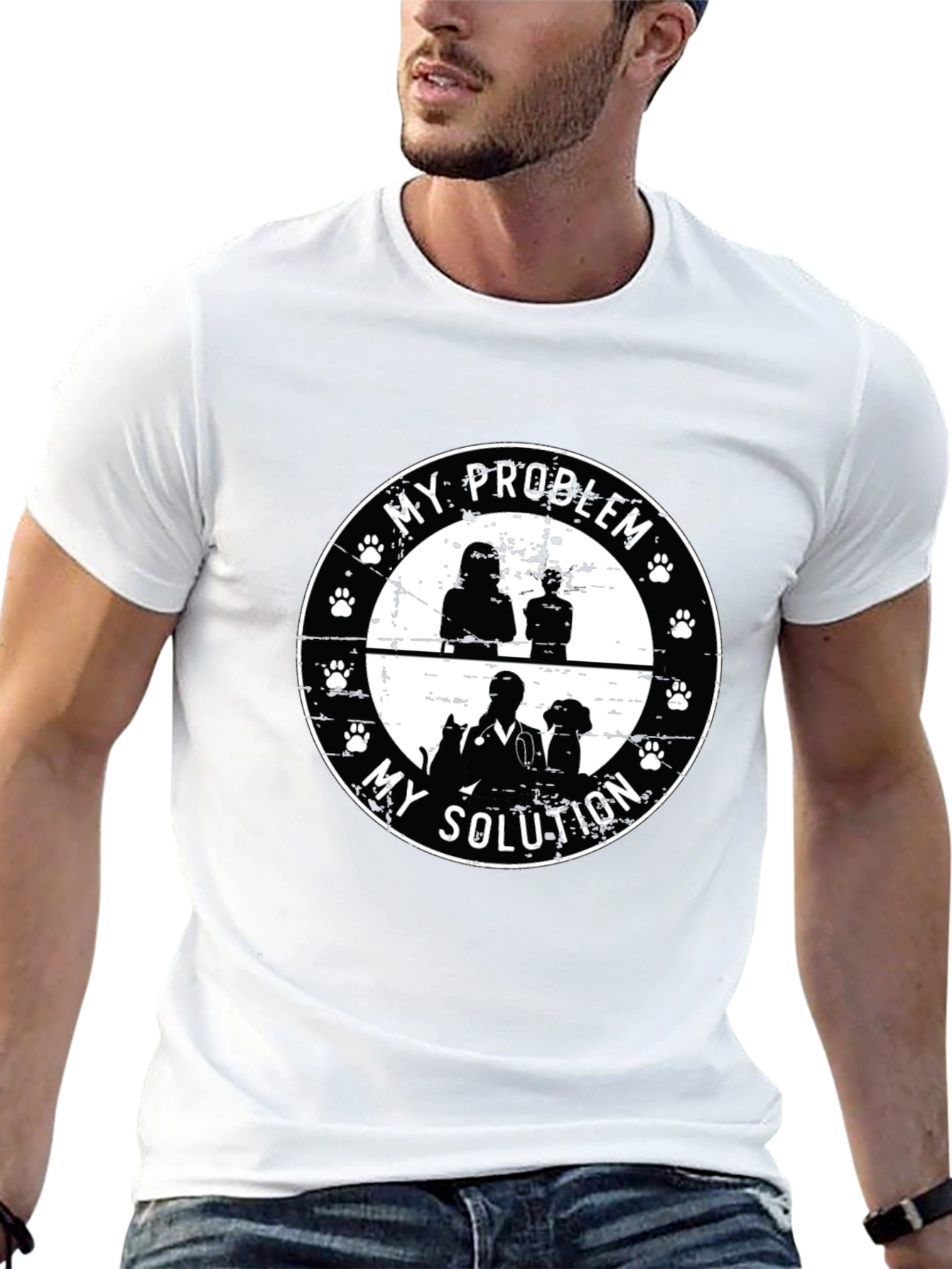 My Problem My Solution Vet & Dog T-Shirt