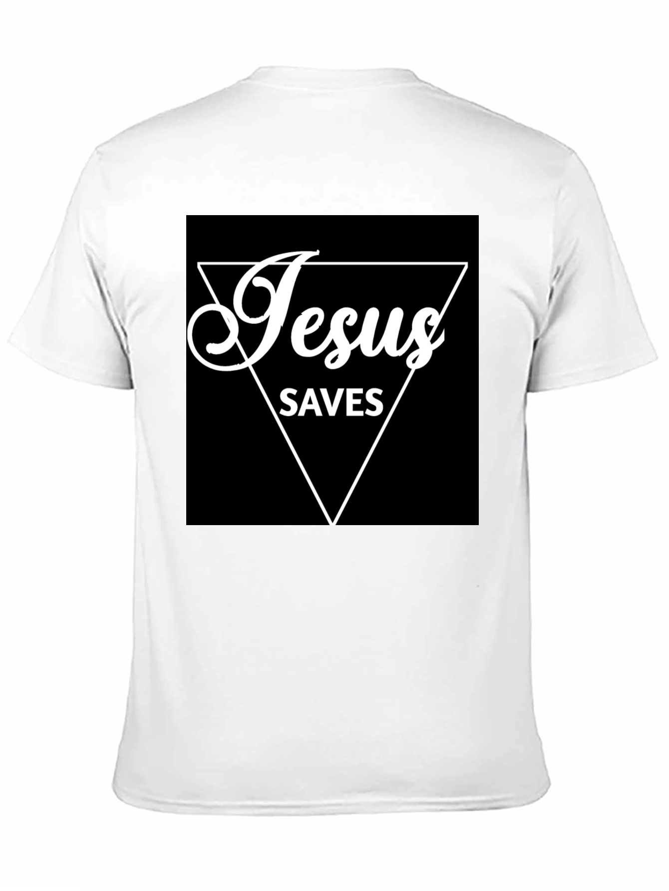 Jesus Saves Graphic T-Shirt - Black