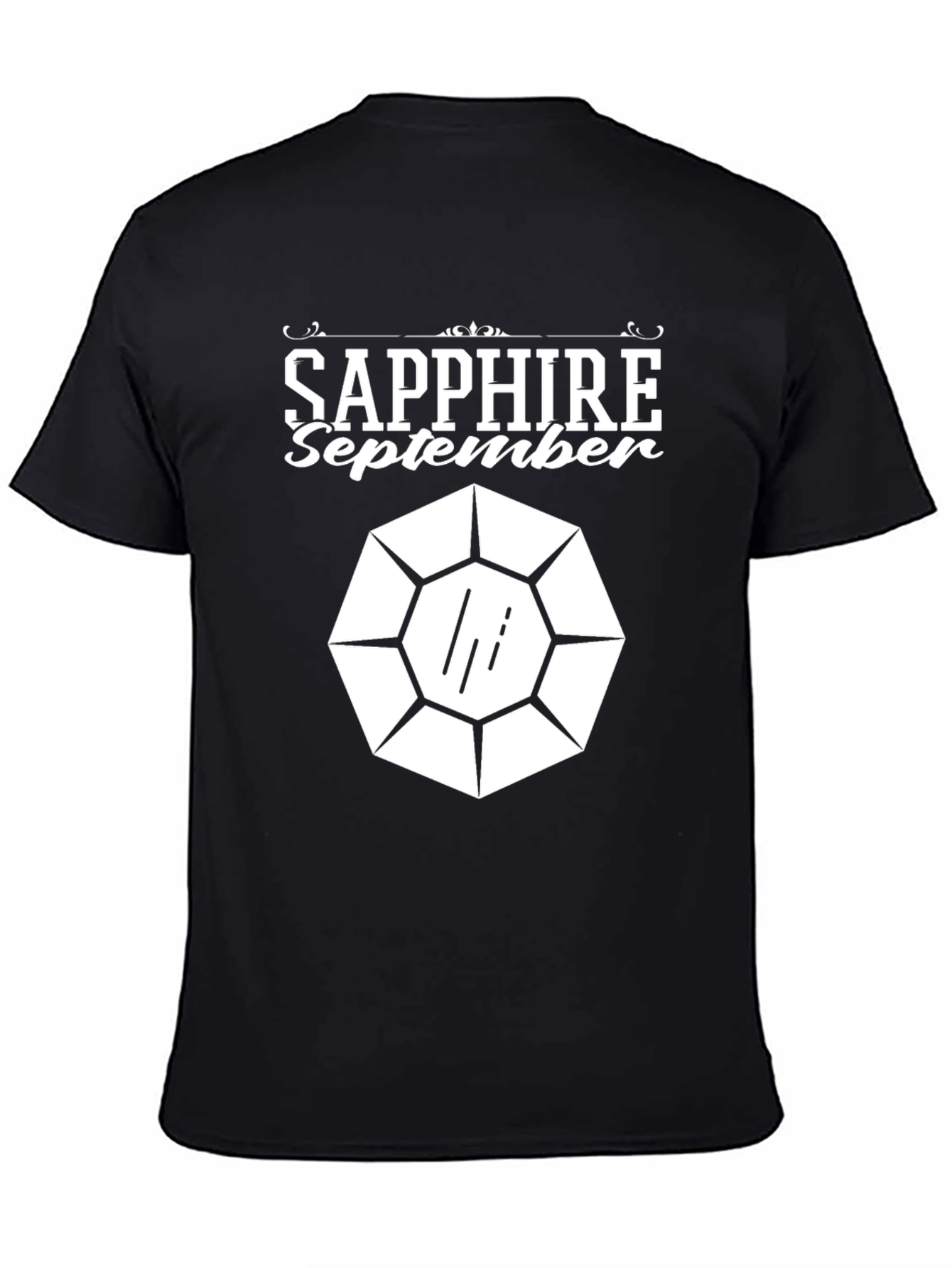 Sapphire September Birthday Gemstone T-Shirt