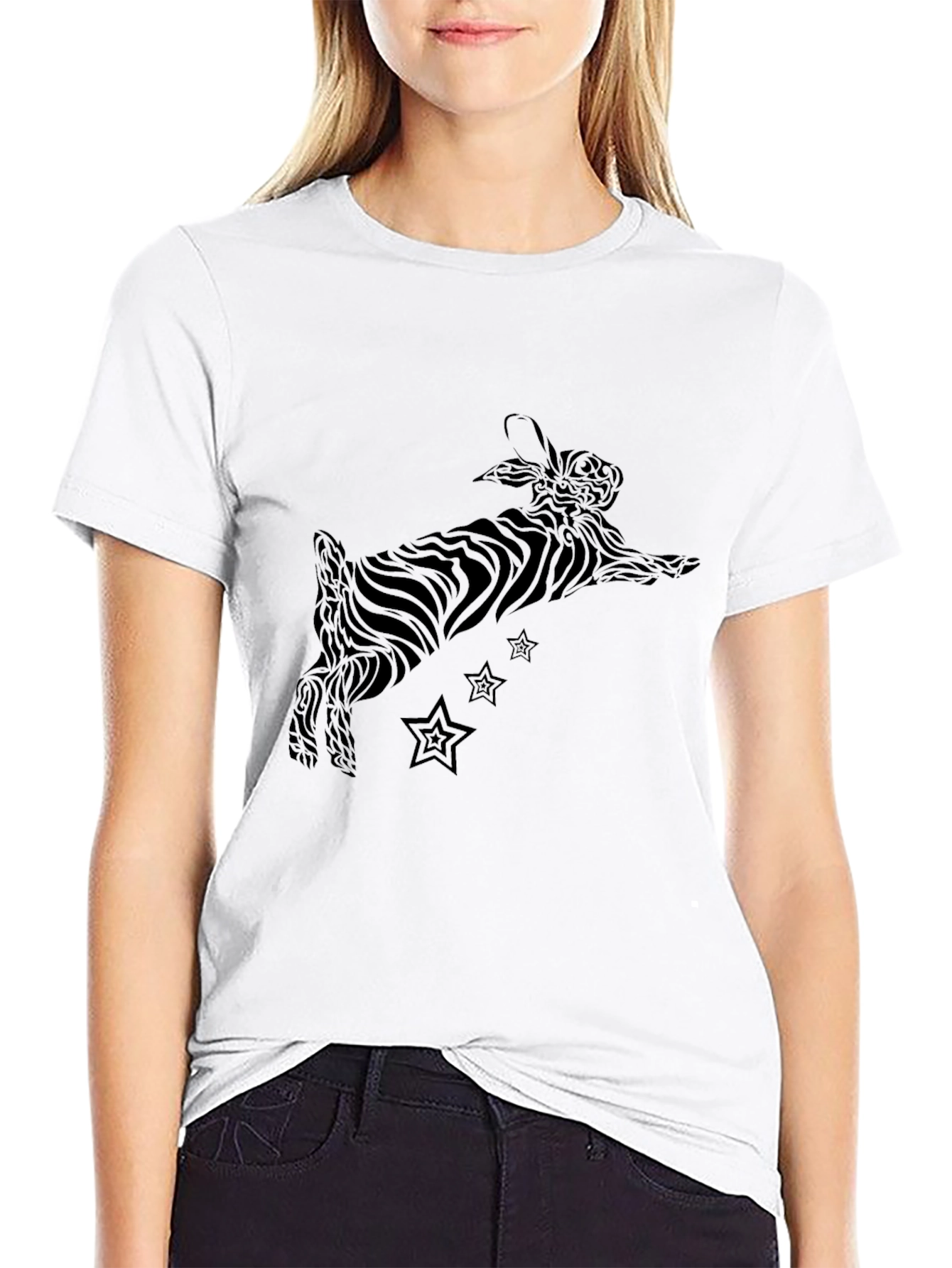 Tribal Rabbit Graphic Tee