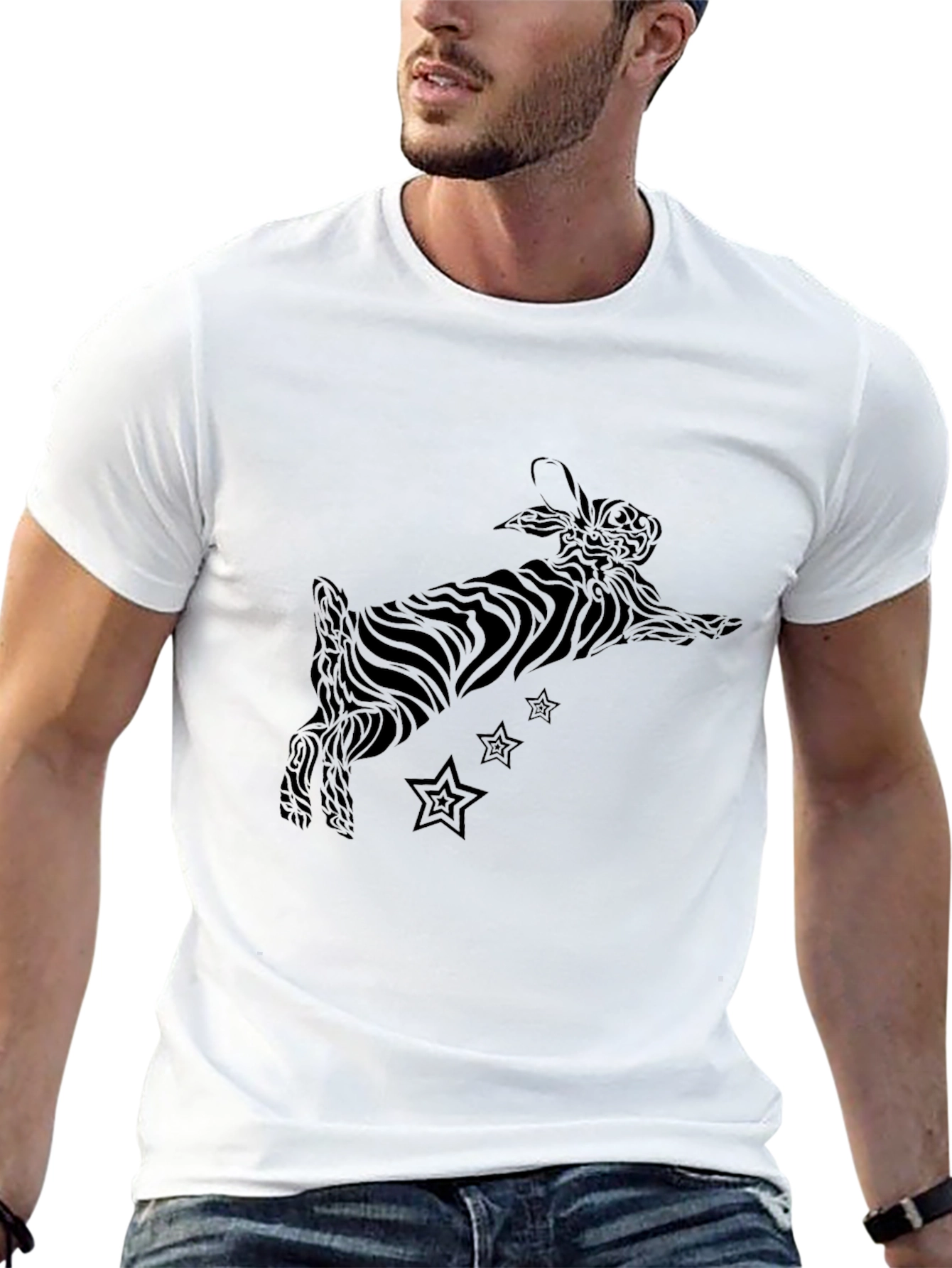 Tribal Rabbit Graphic Tee