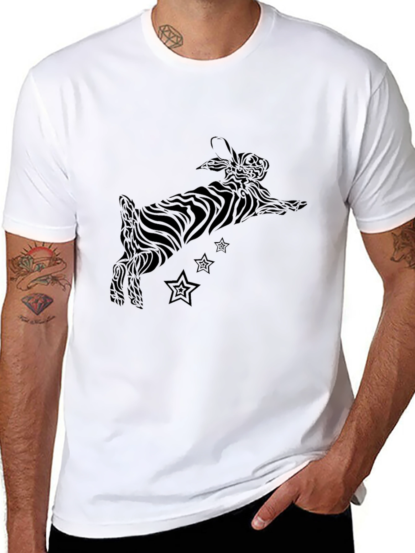 Tribal Rabbit Graphic Tee
