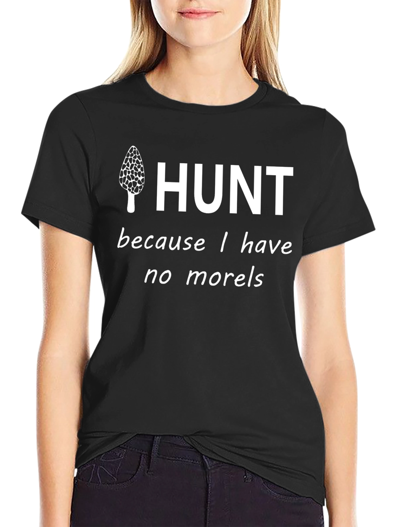Mushroom Hunt T-Shirt - No Morels Fun Tee