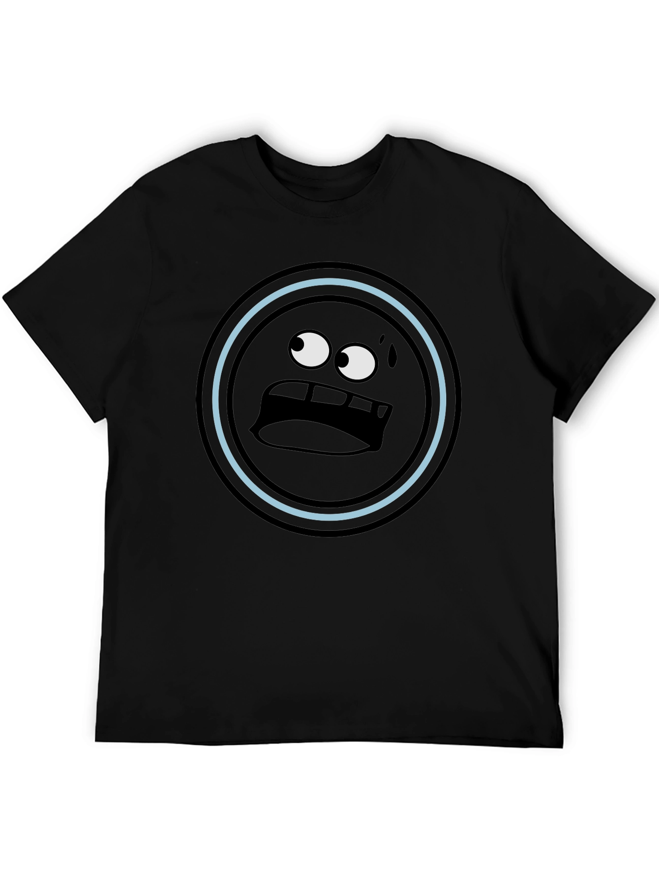 Funny Emoji Black T-Shirt