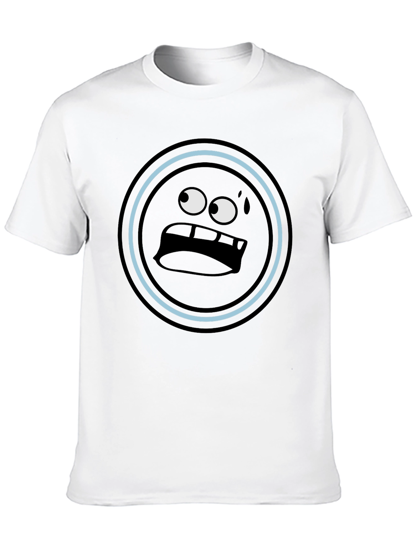 Funny Emoji Black T-Shirt