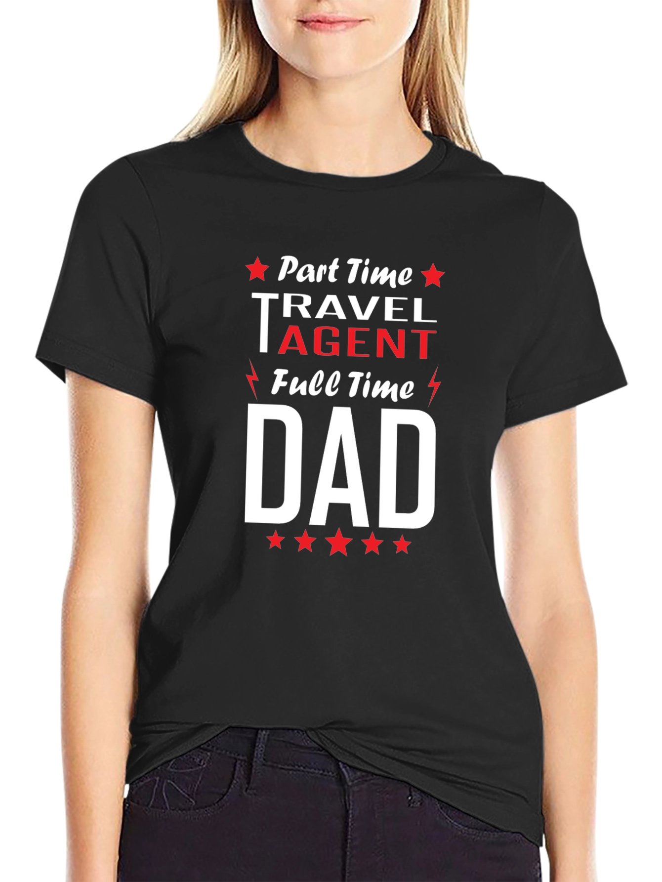Part-Time Travel Agent Full-Time Dad T-Shirt