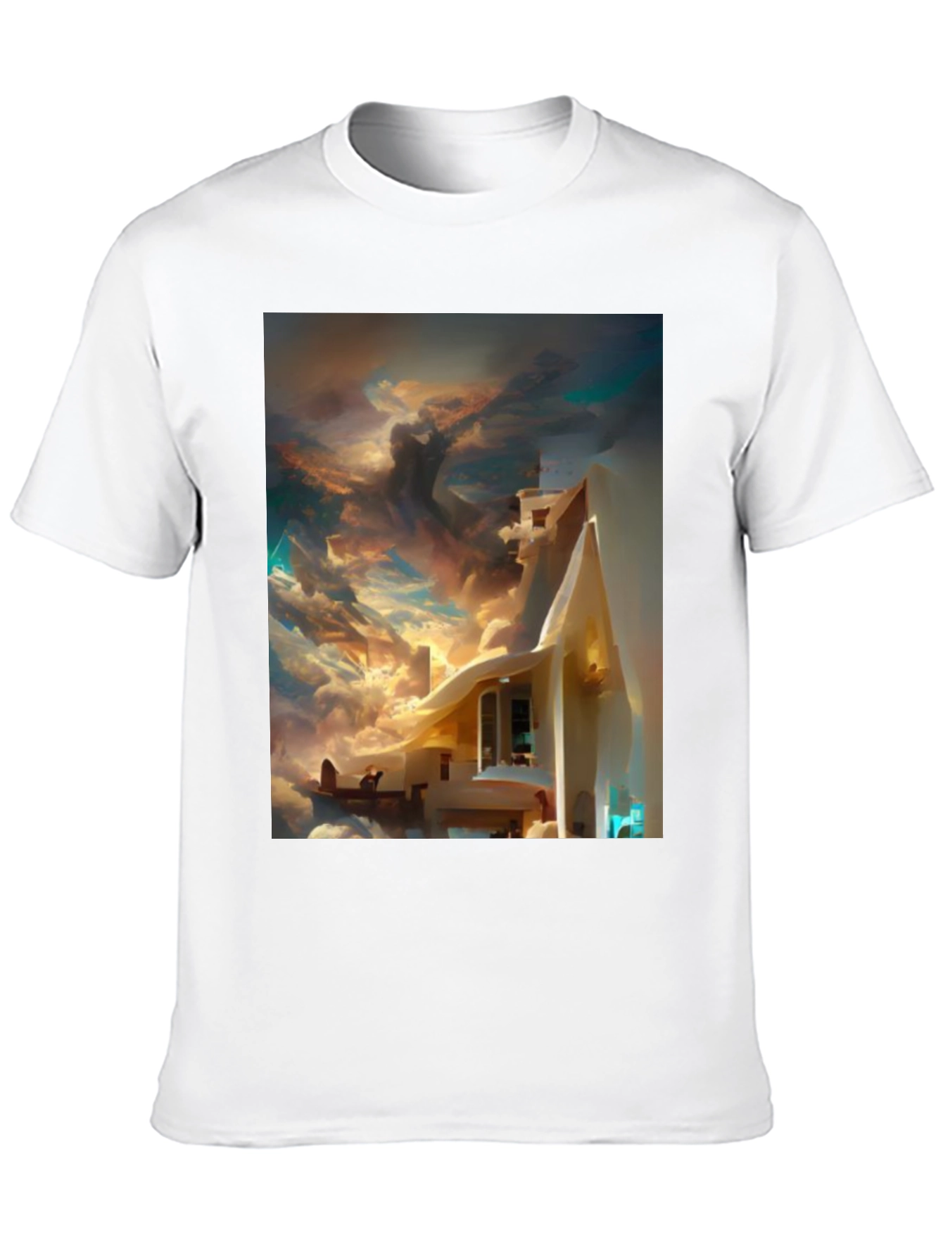 Surreal Skyscape T-Shirt - Artistic Dreamscape Design
