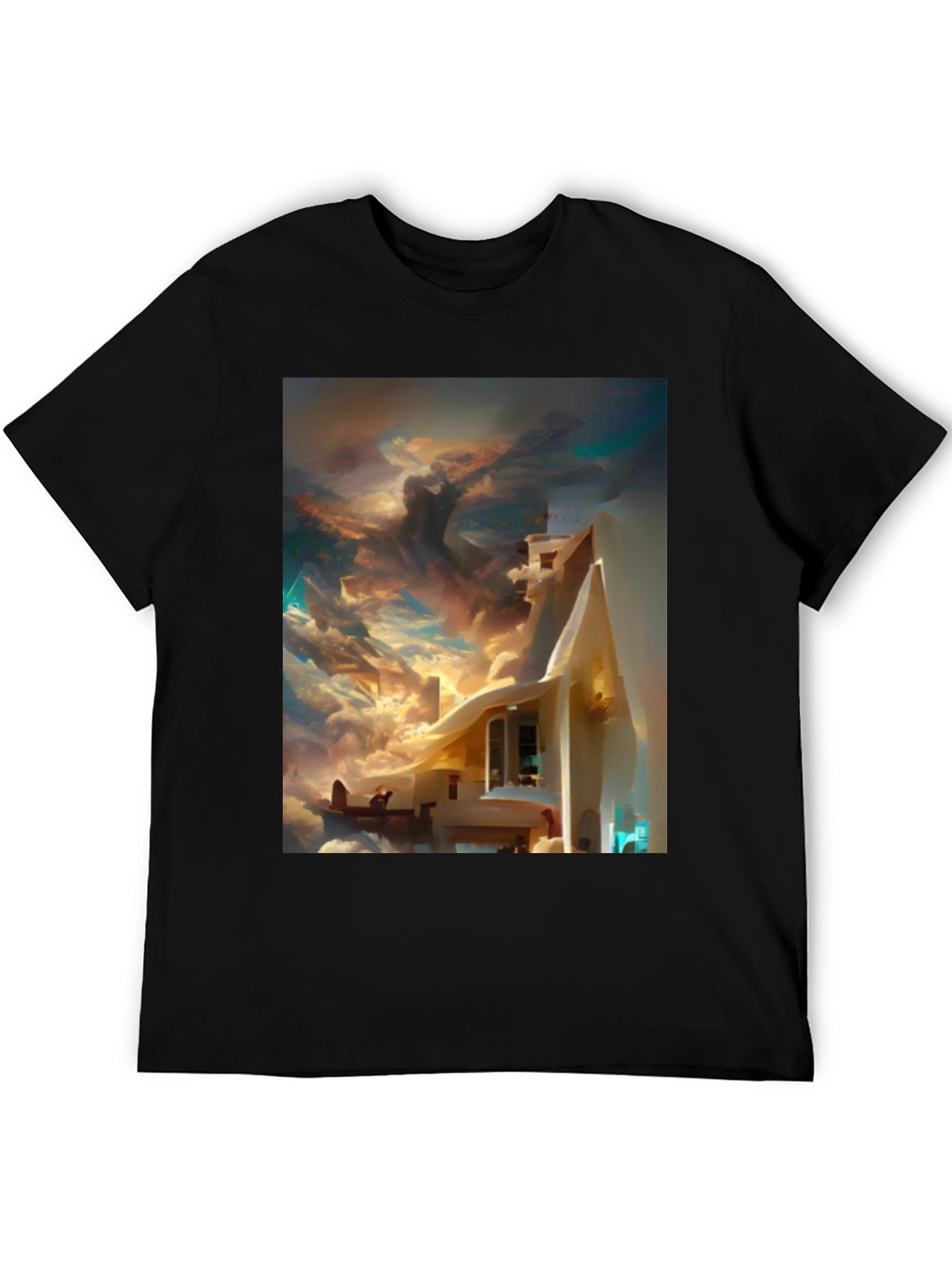Surreal Skyscape T-Shirt - Artistic Dreamscape Design