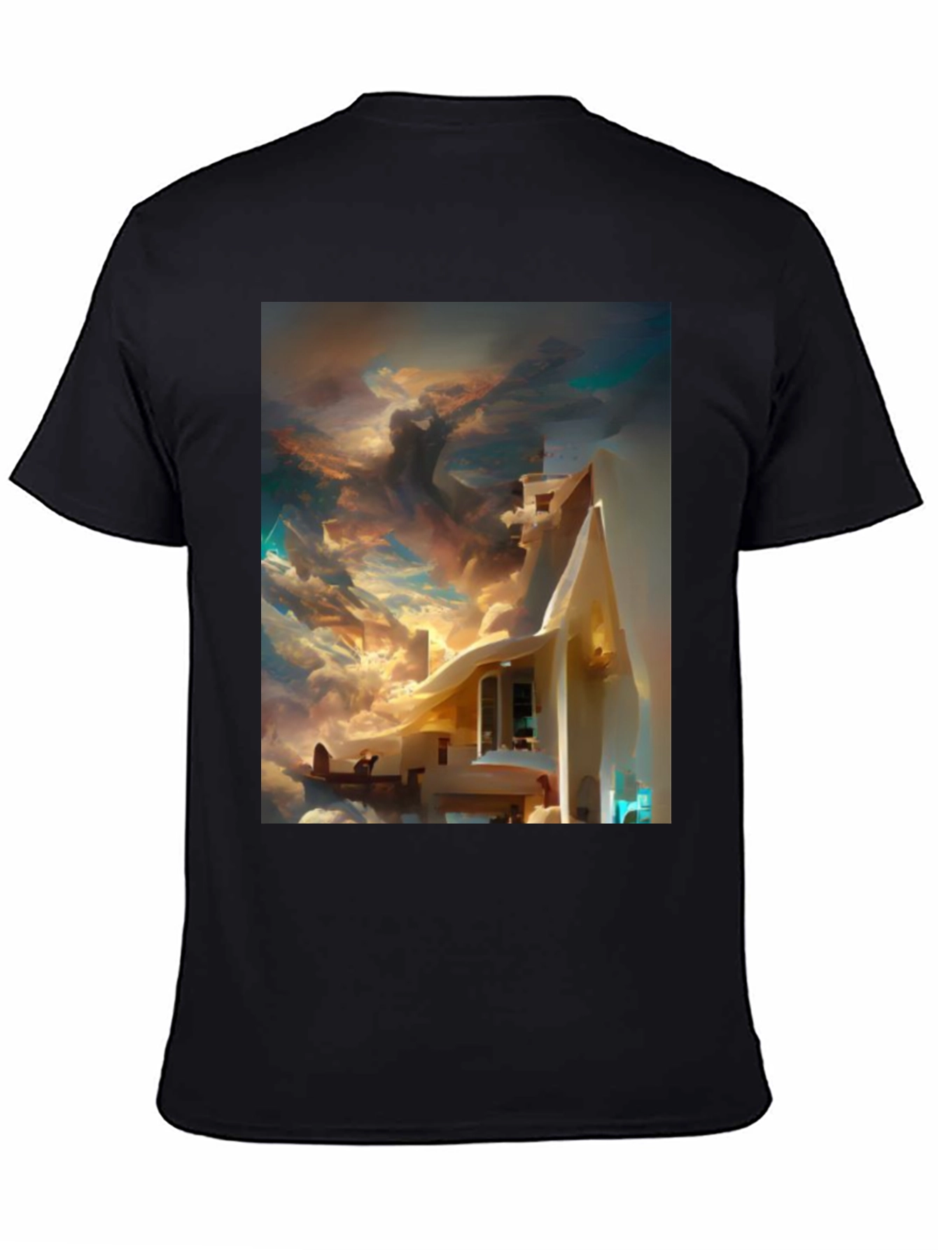 Surreal Skyscape T-Shirt - Artistic Dreamscape Design