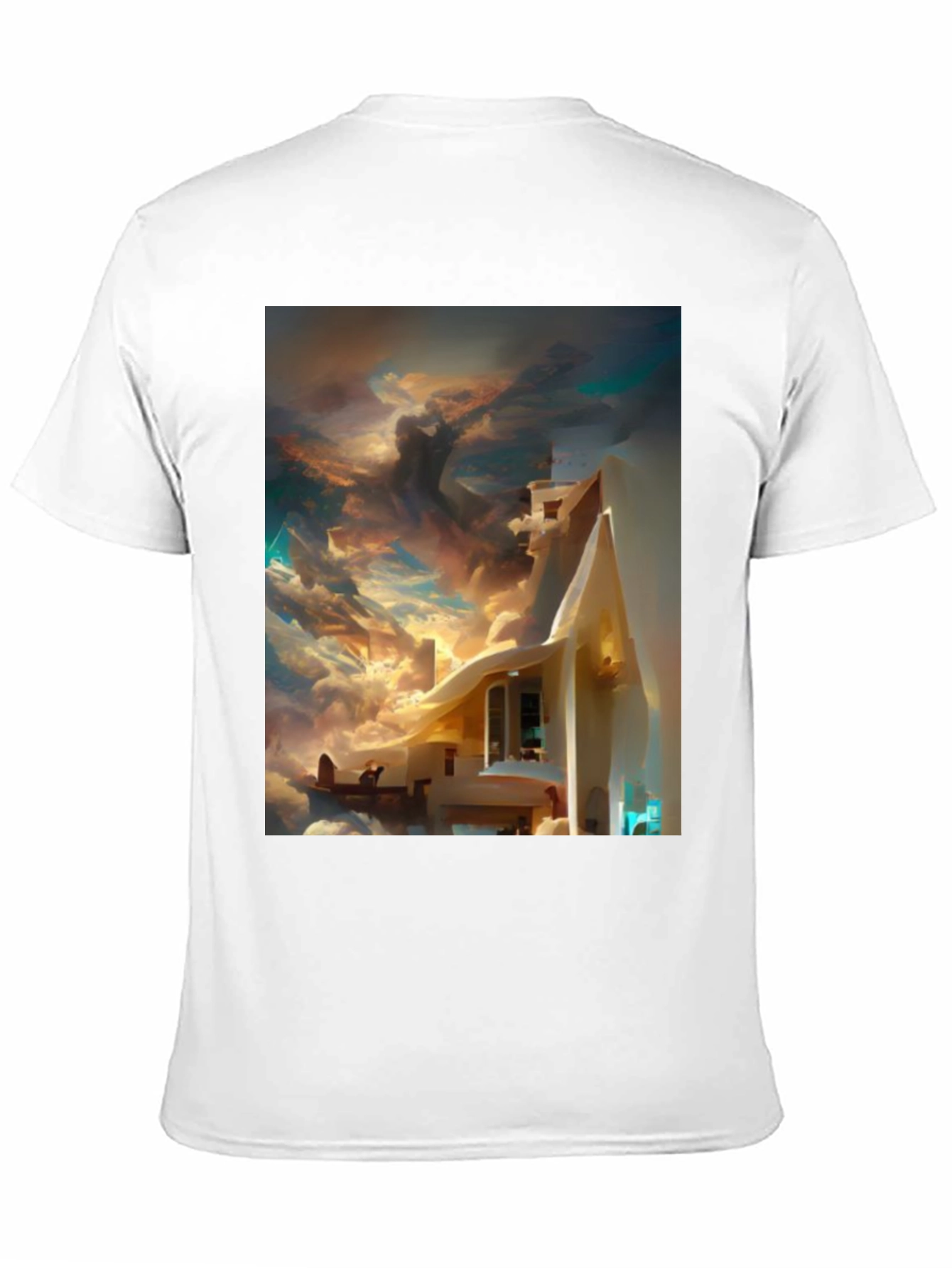 Surreal Skyscape T-Shirt - Artistic Dreamscape Design