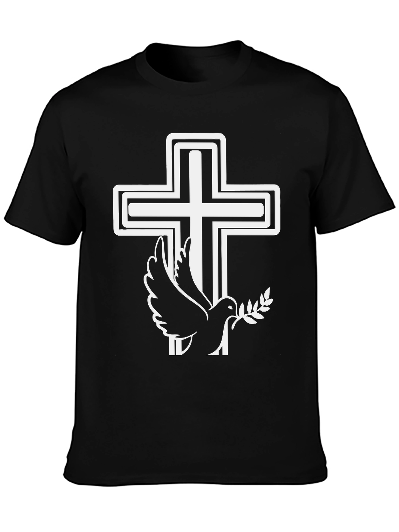 Faith Dove Graphic Tee - Stylish Christian Apparel