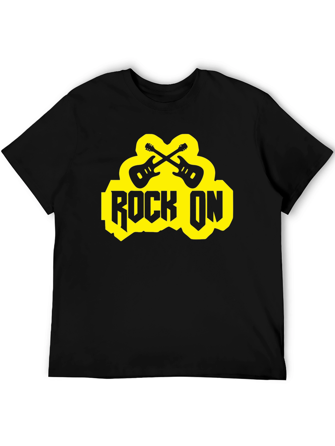 Rock On Guitar T-Shirt - Music Lovers Tee