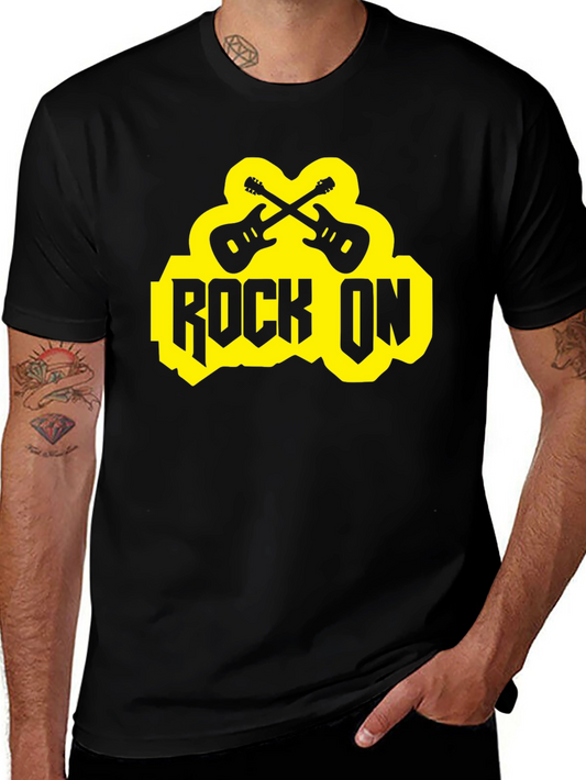 Rock On Guitar T-Shirt - Music Lovers Tee