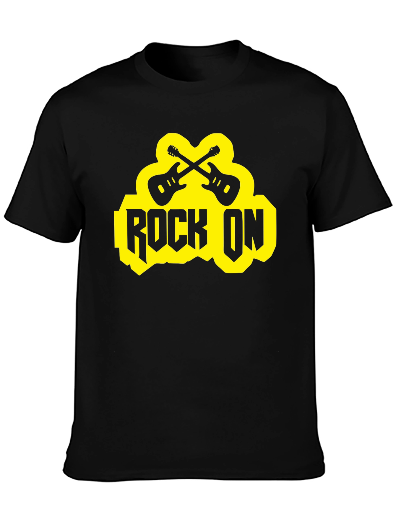 Rock On Guitar T-Shirt - Music Lovers Tee